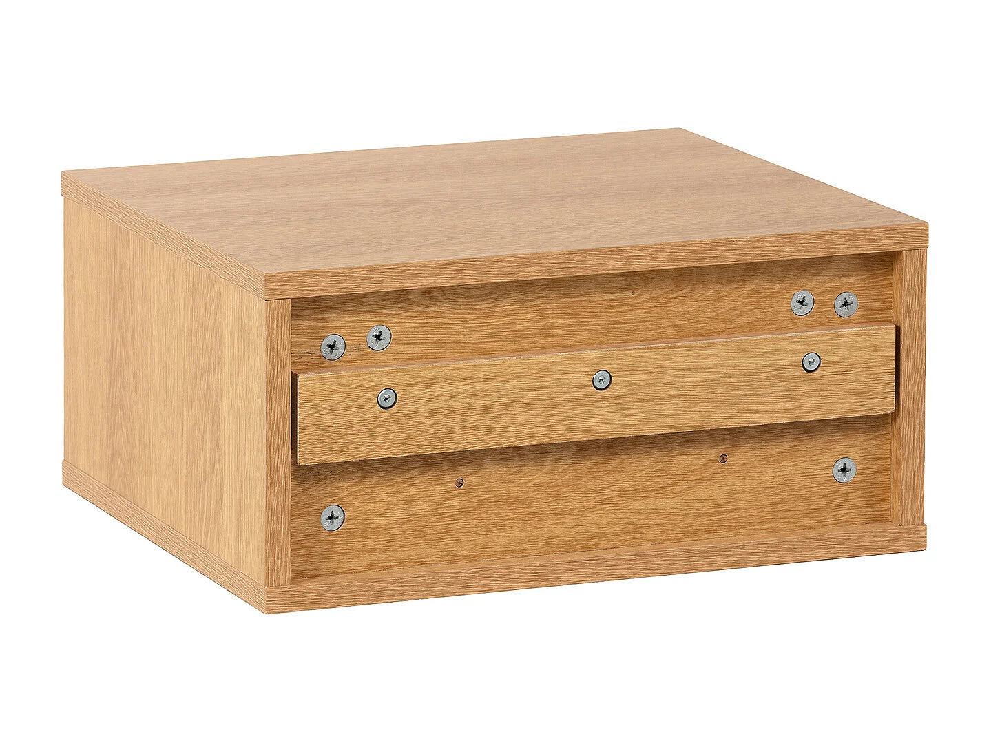 Schwebender nachttisch Auri 1 schublade Eichenfarbe