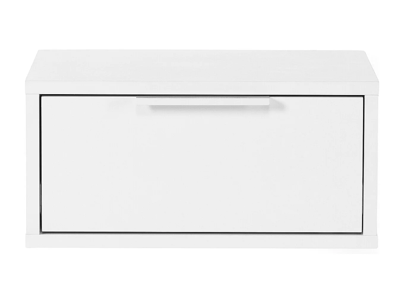 Schwebender nachttisch Auri 1 schublade Weiß