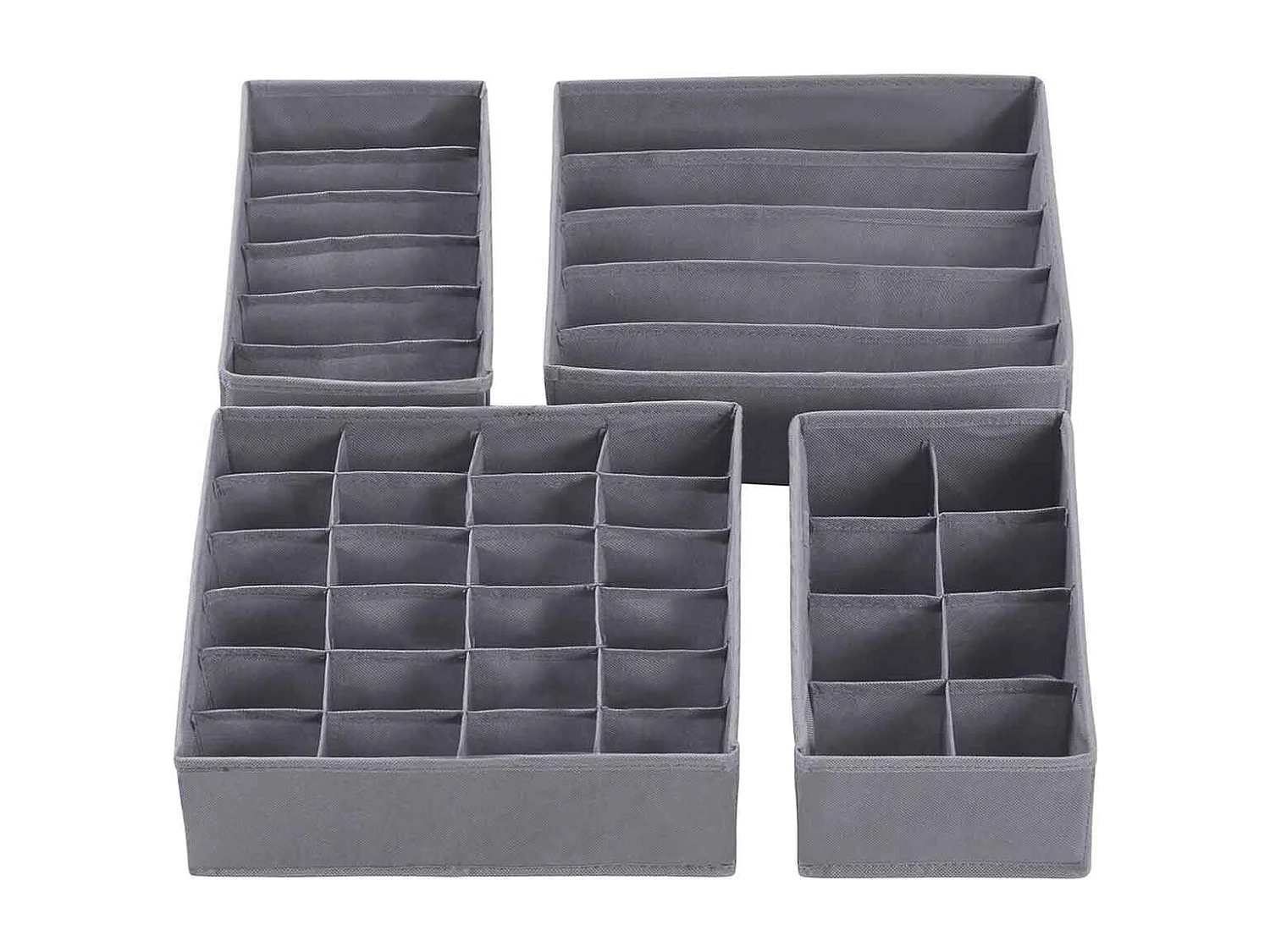 Coffret de rangement pour sous-vêtements, lot de 4