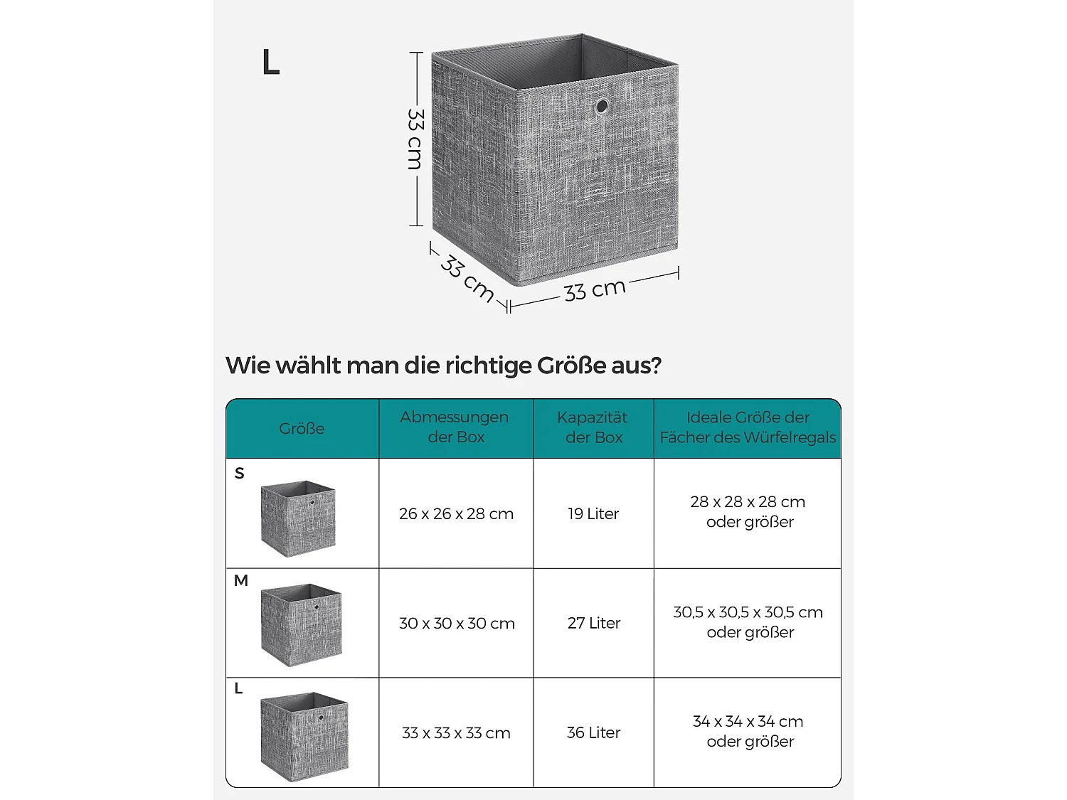 Scatola portaoggetti Pristina set da 6 Busan