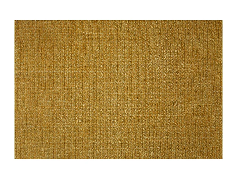 Lit 90x200cm avec tête de lit tapissier tissu et sommier tapissier jaune - Hauteur totale : 35cm