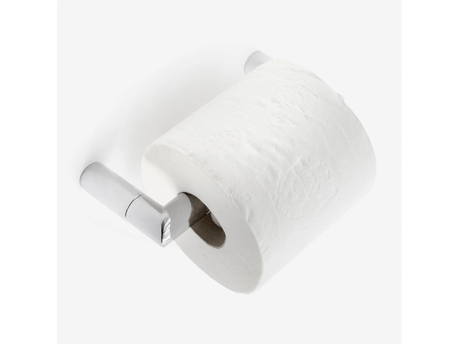 Dérouleur papier mural en inox et laiton chromé - BATHBAZAAR