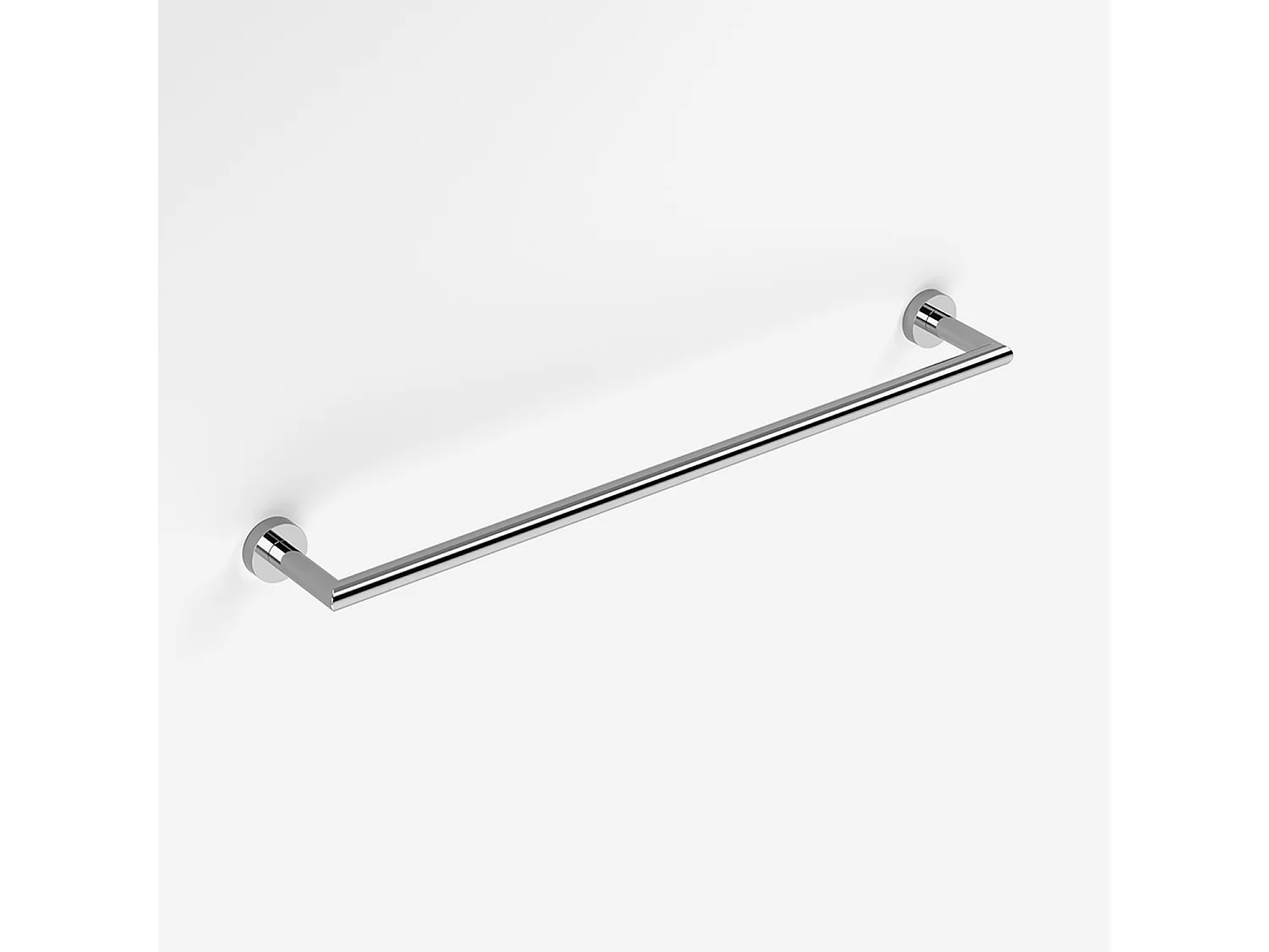 Porte-serviette mural inox 60cm Hôtel - BATHBAZAAR