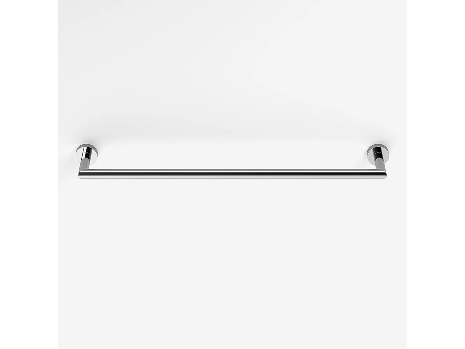 Porte-serviette mural inox 60cm Hôtel - BATHBAZAAR
