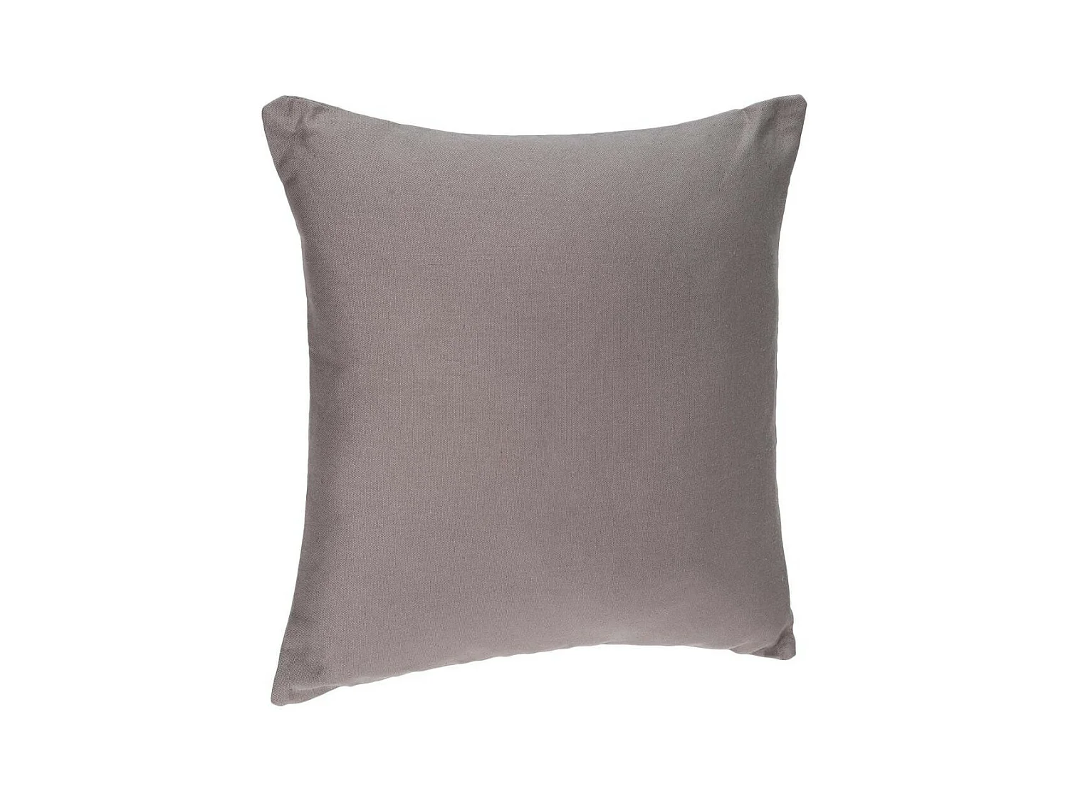 Coussin déhoussable en Coton Gris 38 x 38 cm