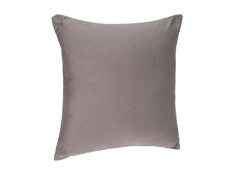 Coussin déhoussable en Coton Gris 38 x 38 cm