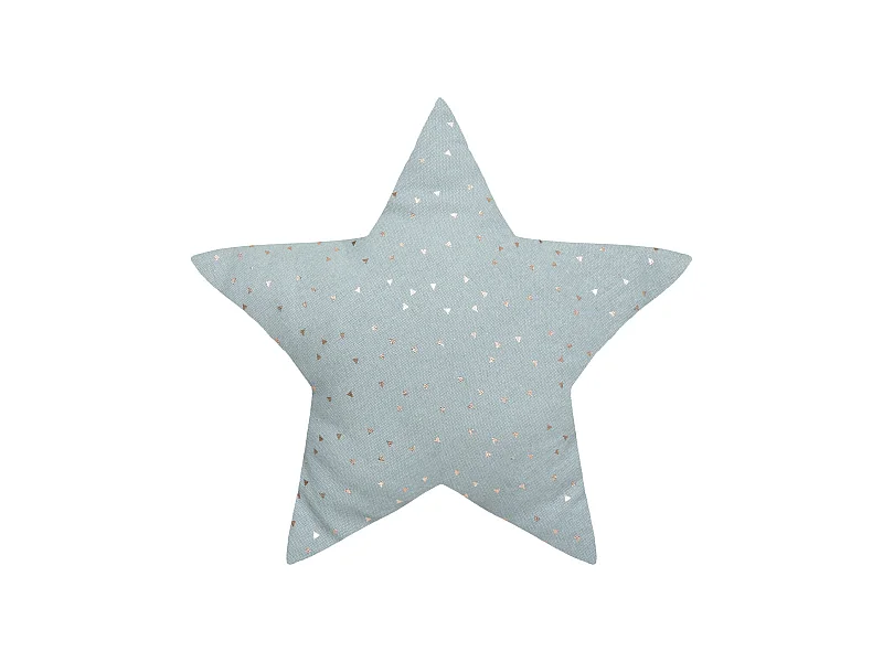 Dekoracyjna poduszka Gwiazda Berlingot Niebieska 40 x 40 cm