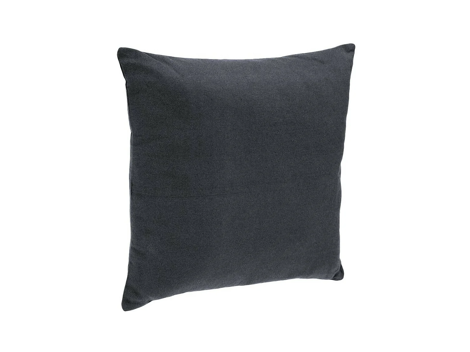 Coussin déhoussable en Coton Gris foncé 38 x 38 cm