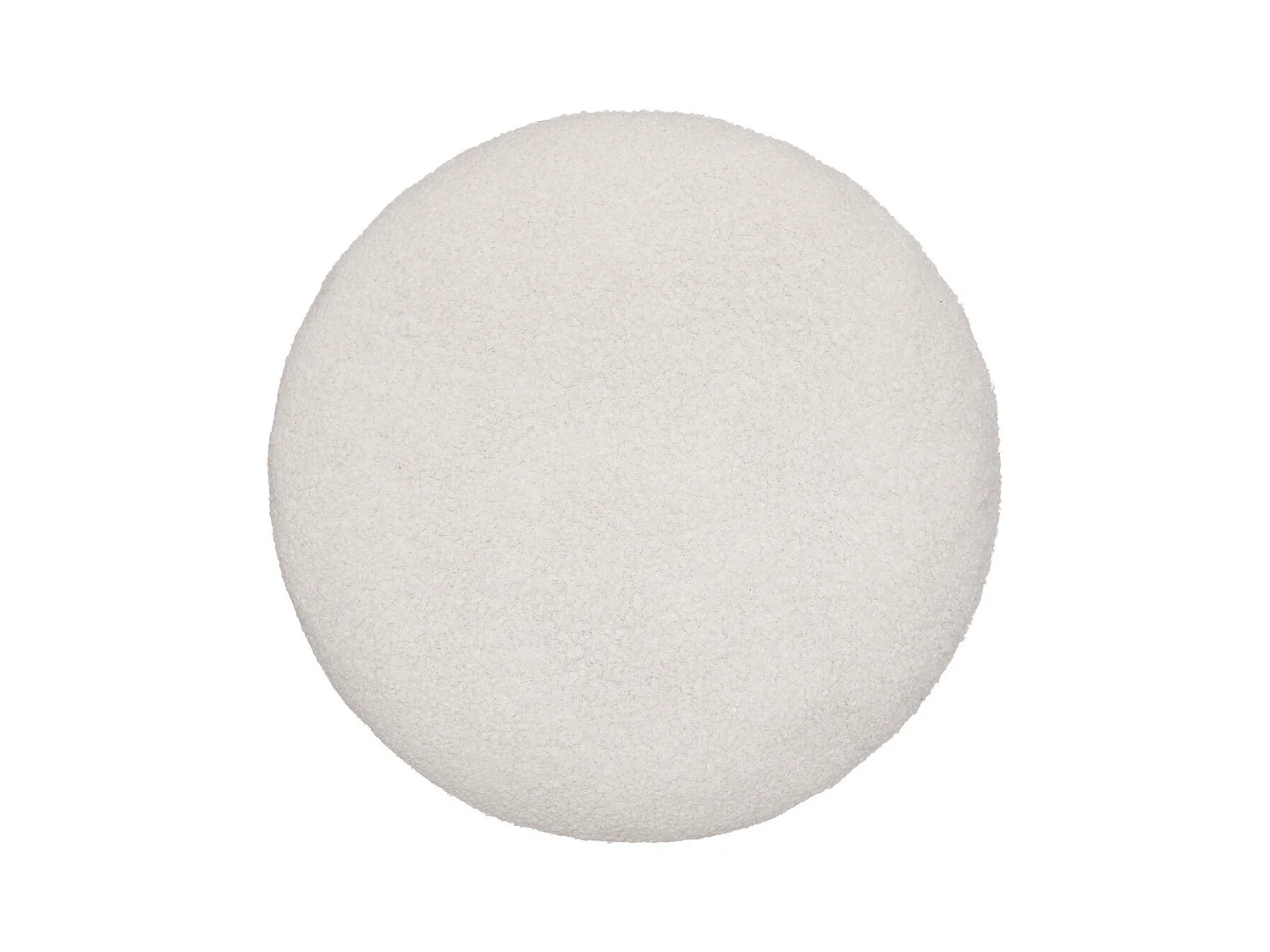 Cojín de vellón liso con trabillas