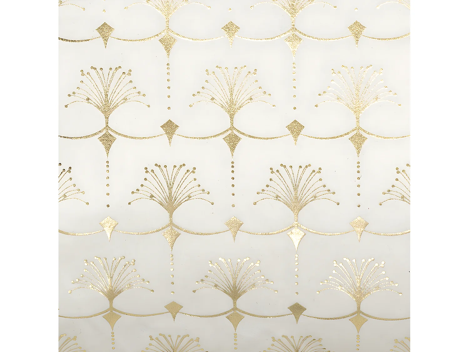 Coussin déhoussable velours Ivoire et Or 40 x 40 cm