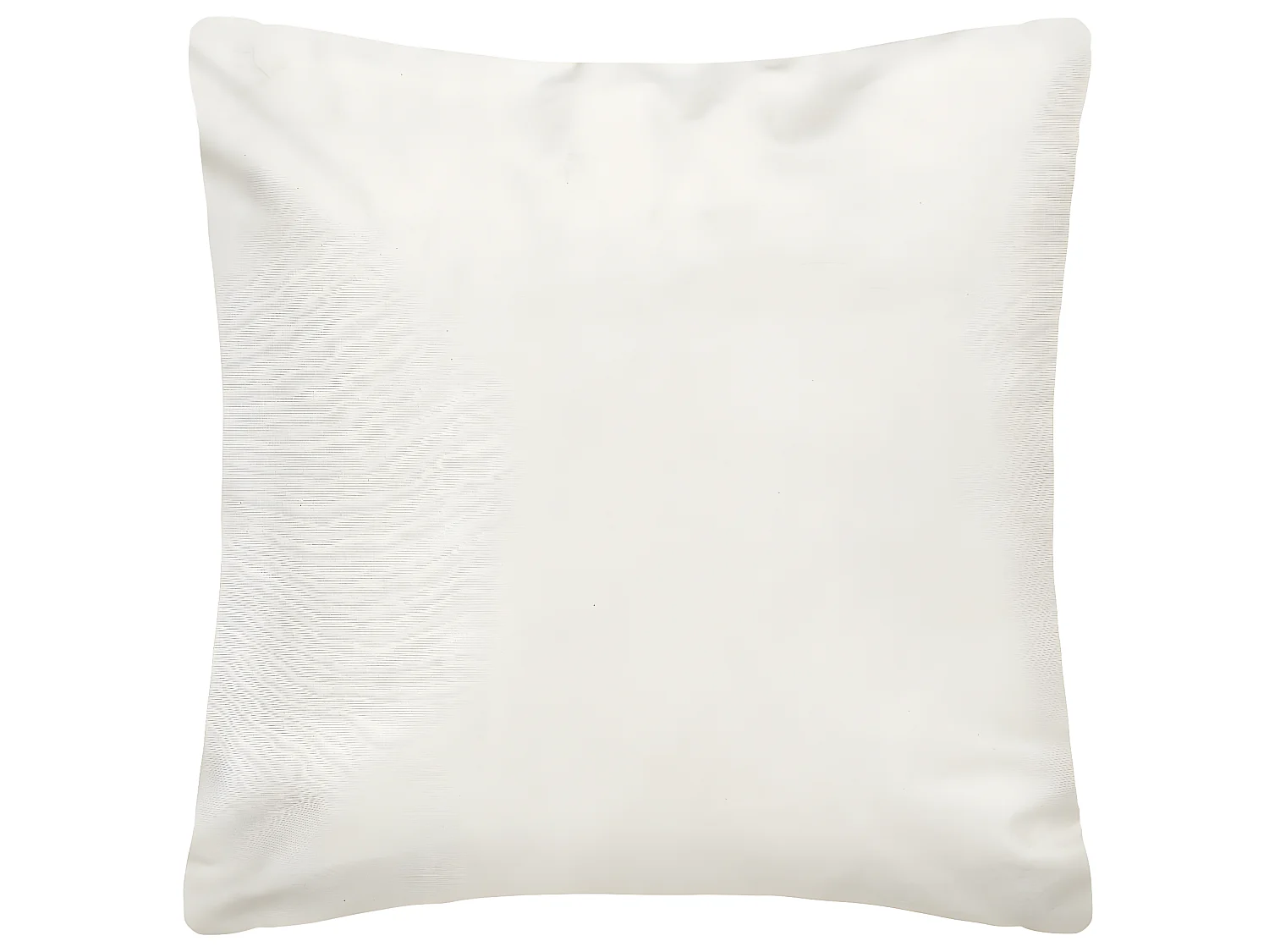 Coussin déhoussable velours Ivoire et Or 40 x 40 cm