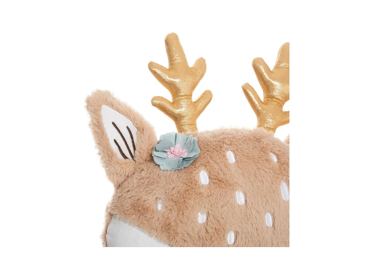 Cuscino per bambini poliestere marrone 38x31x12cm