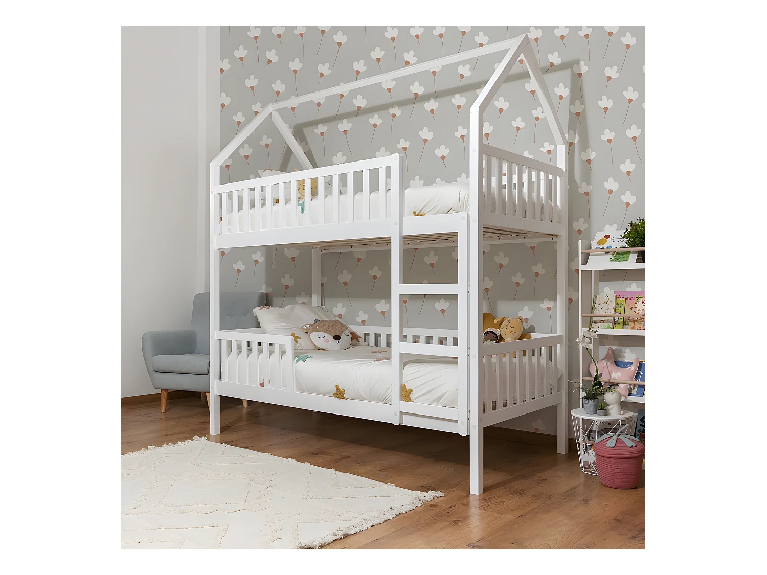 Cuscino per bambini poliestere marrone 38x31x12cm