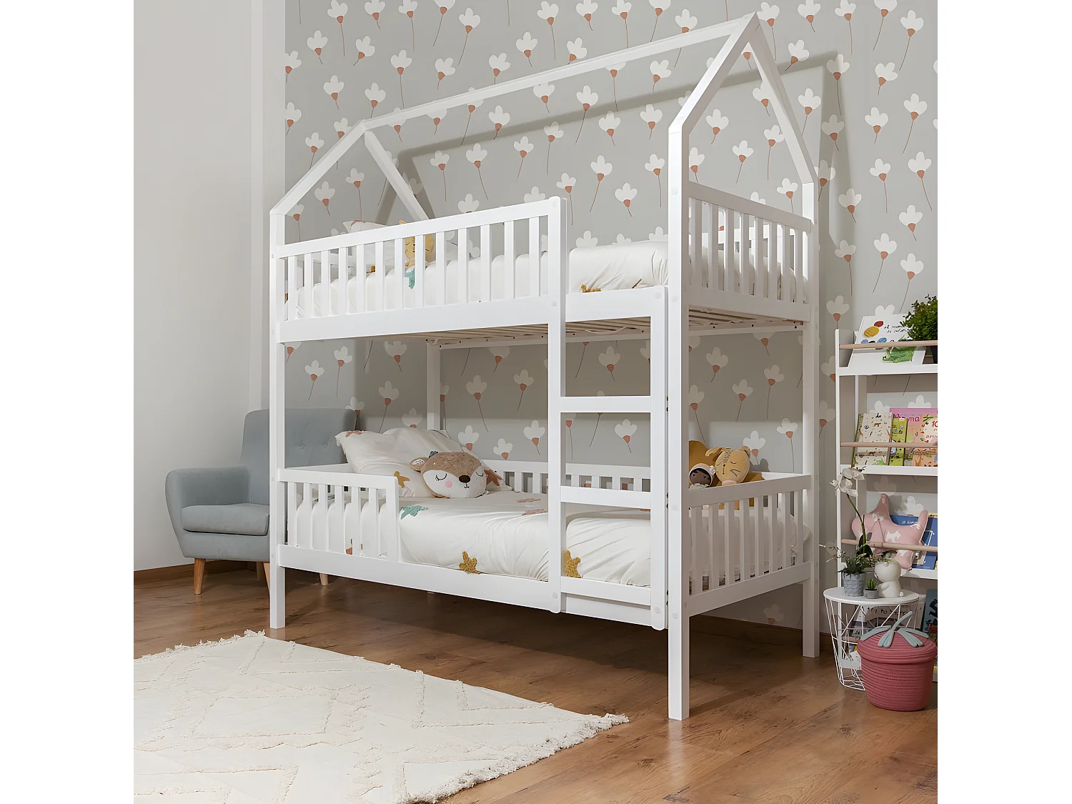 Kissen für Kinder braun 38x31x12cm