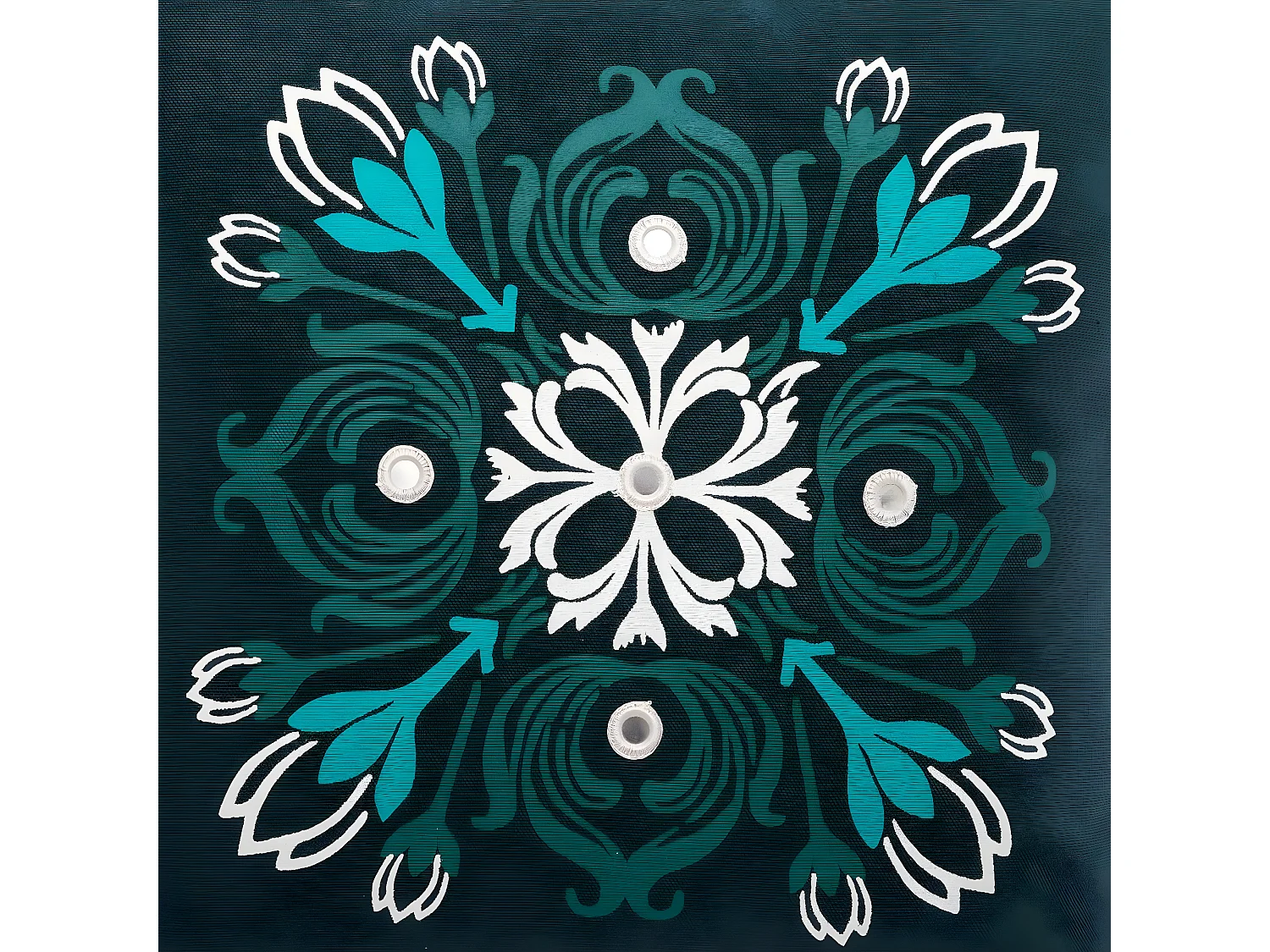 Housse de Coussin Rosace Miroir 40 x 40 cm