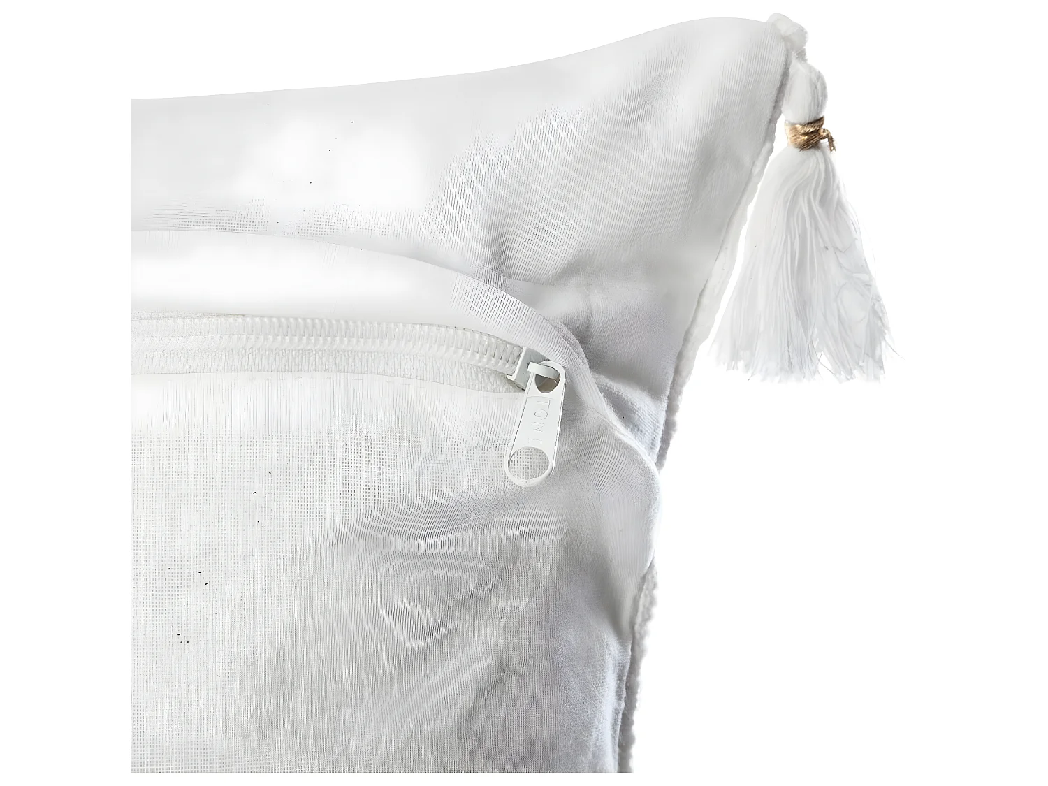 Housse de coussin slun blanc 40 x 40 cm