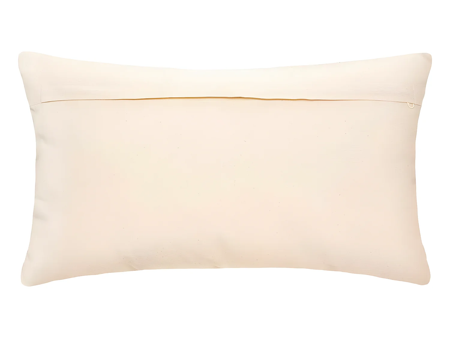 Coussin déhoussable en Coton Ivoire motif en relief 38 x 58 cm