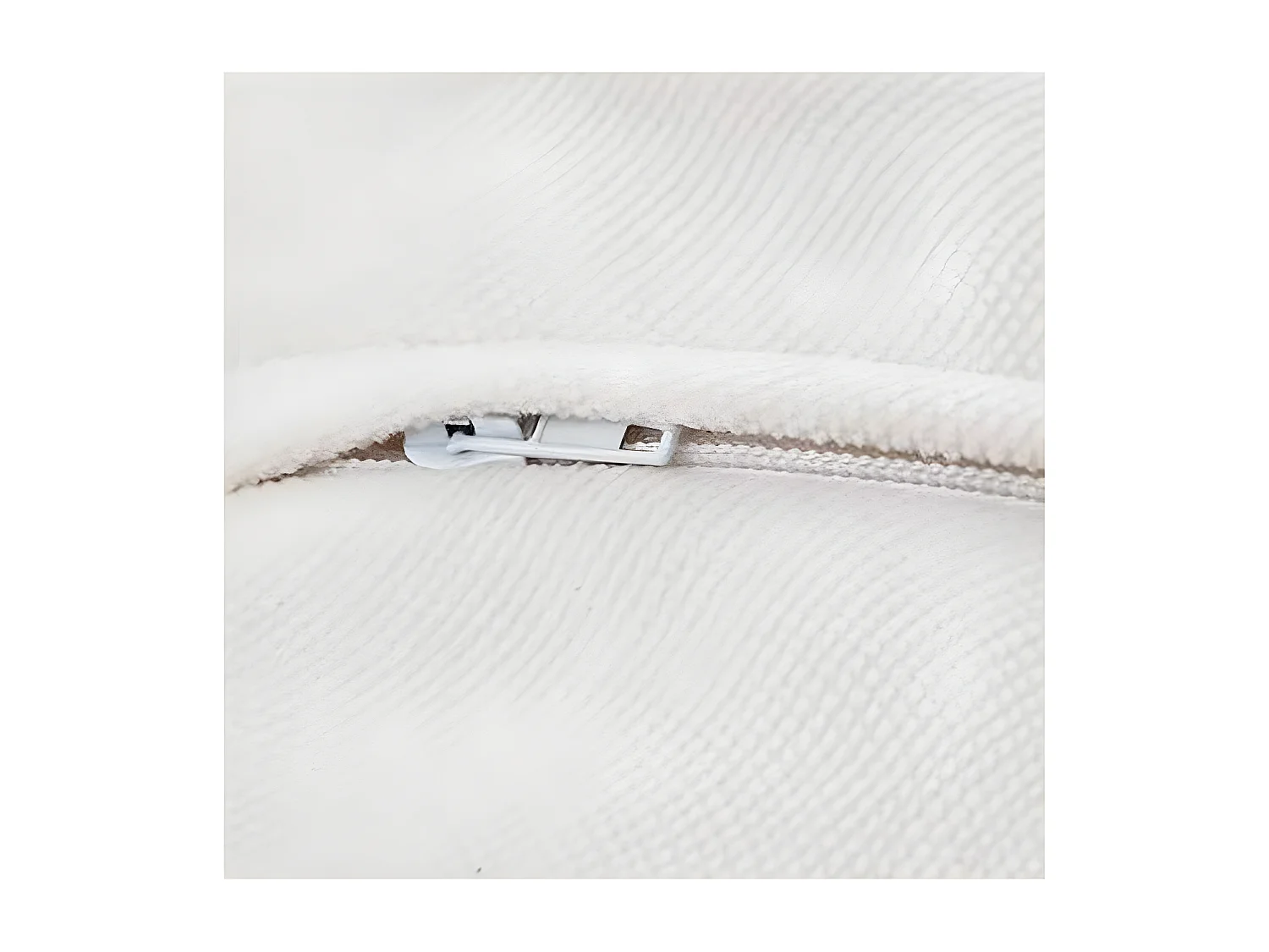 Coussin déhoussable Ivoire 45 x 45 cm