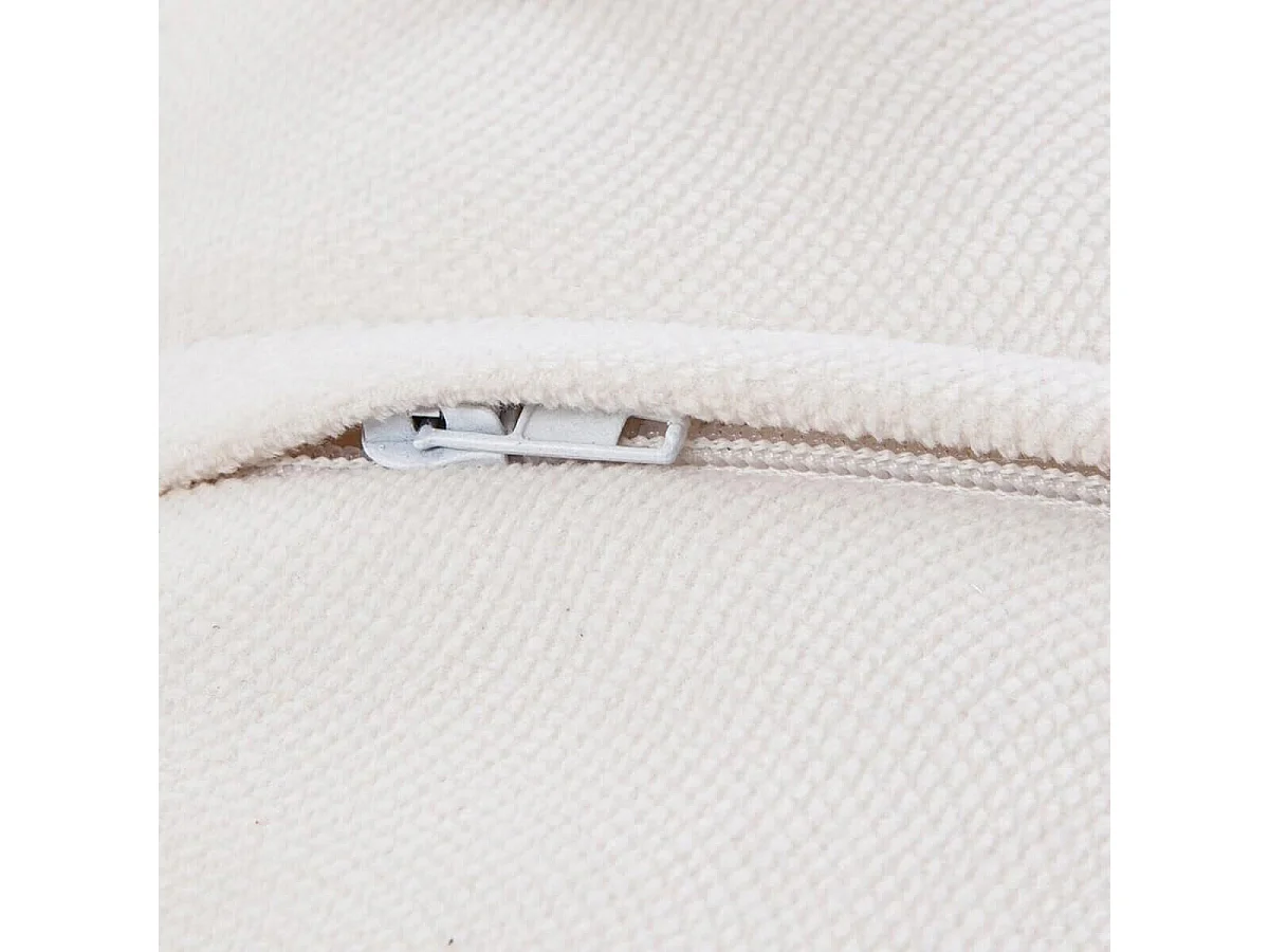 Coussin déhoussable Ivoire 45 x 45 cm