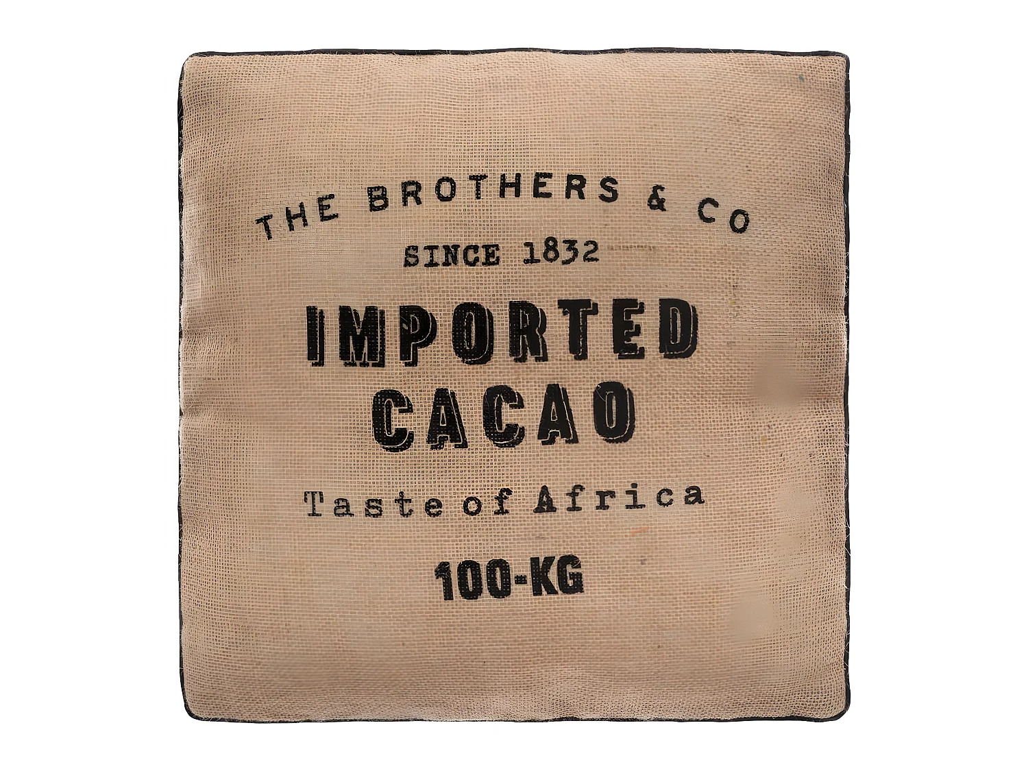 Coussin de Sol en jute 40 x 40 cm