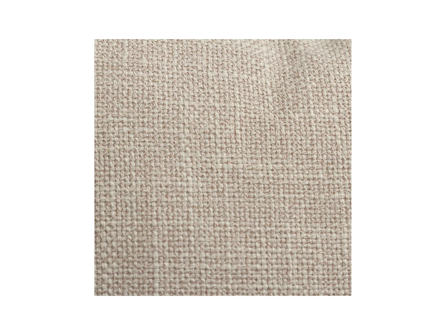 Coussin déhoussable Beige Lin 40 x 40 cm