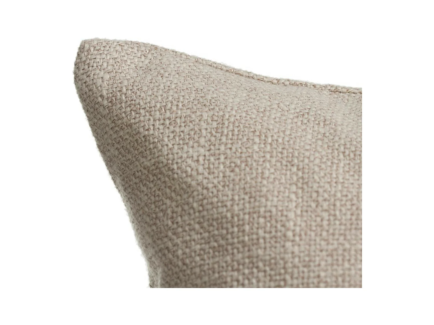 Coussin déhoussable Beige Lin 40 x 40 cm
