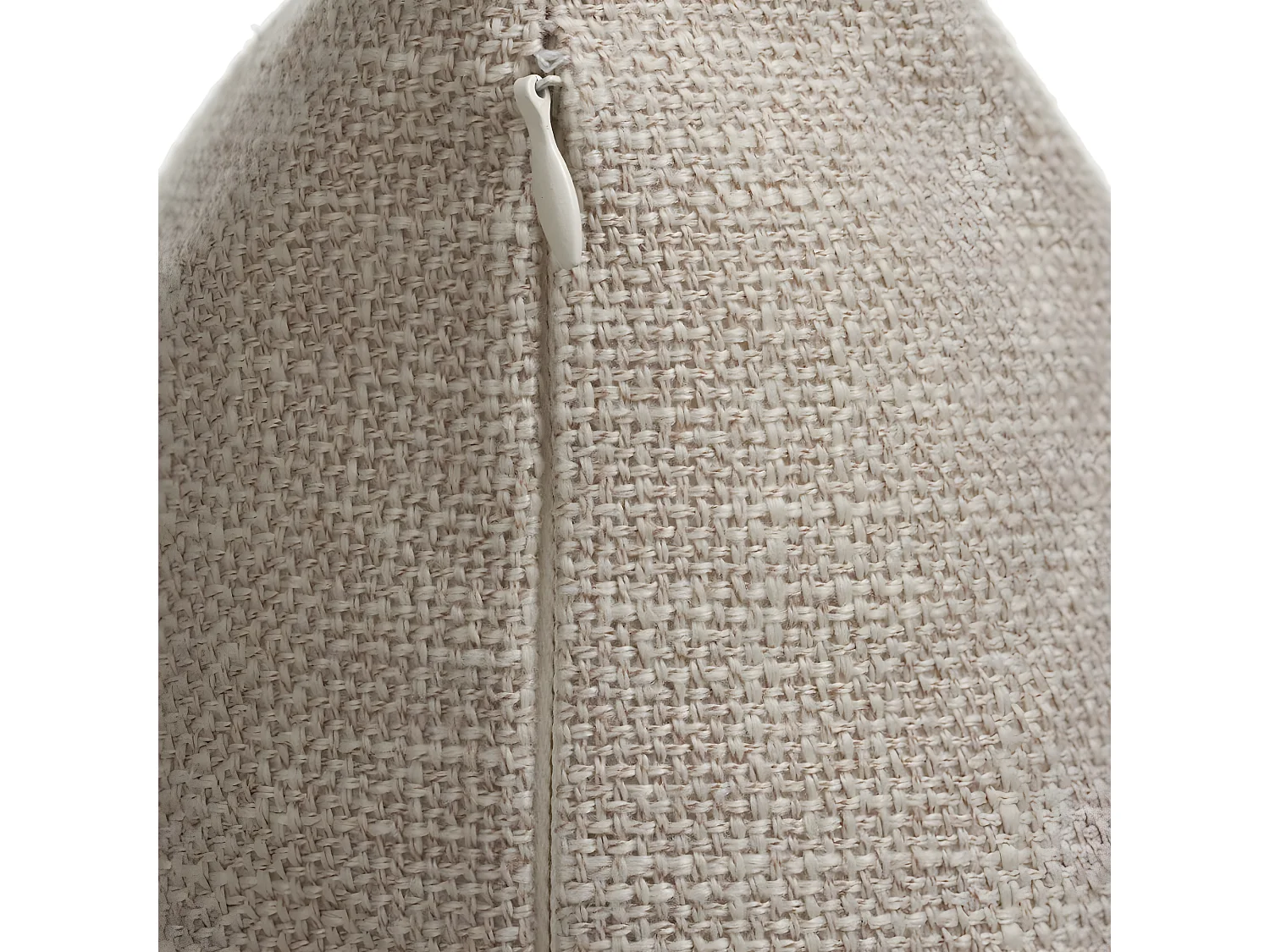 Coussin déhoussable Beige Lin 40 x 40 cm