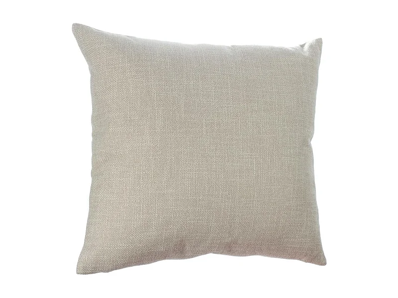 Coussin déhoussable Beige Lin 40 x 40 cm