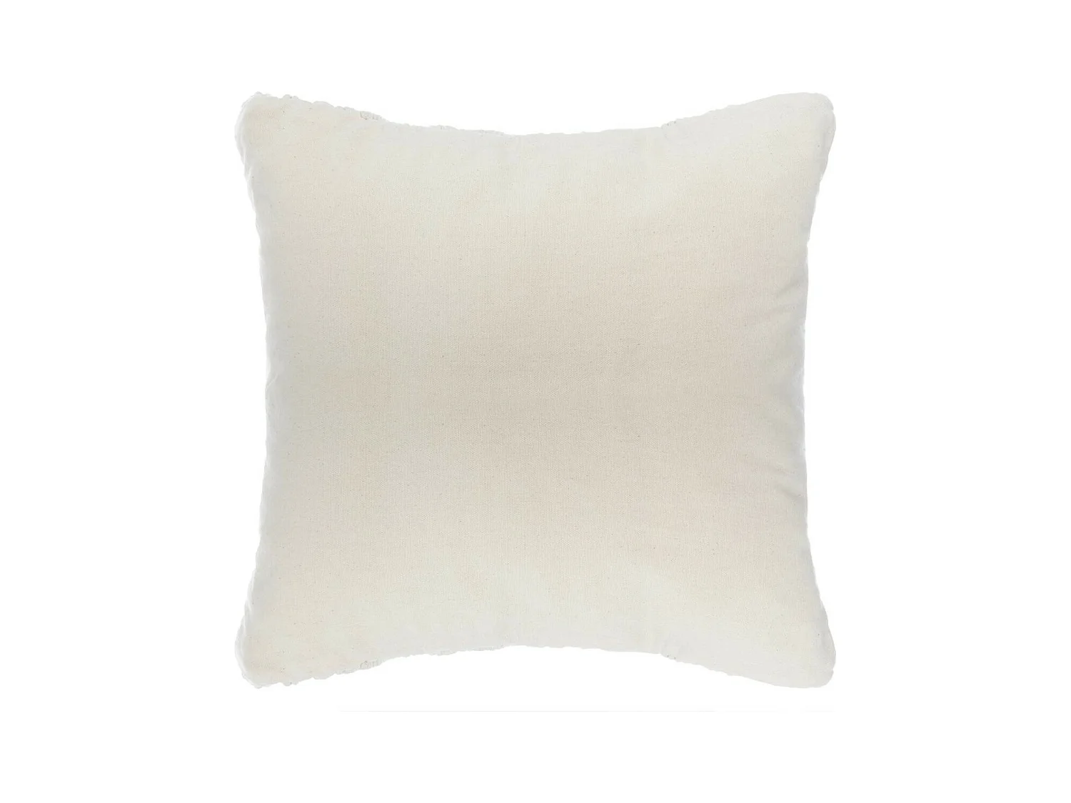 Cojín desenfundable de macramé