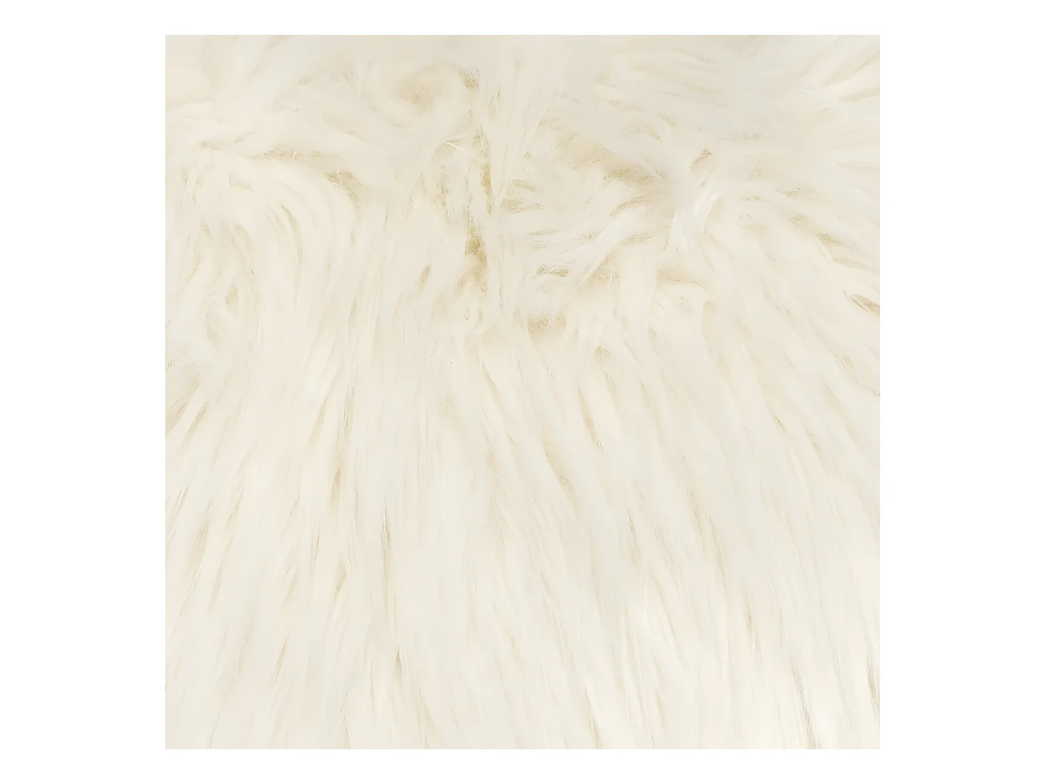 Coussin déhoussable Fourrure Ivoire 35 x 75 cm