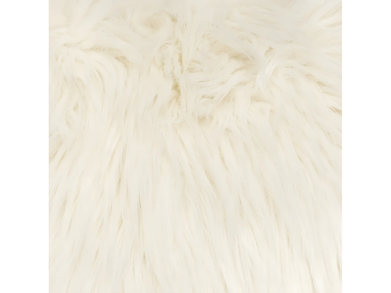 Coussin déhoussable Fourrure Ivoire 35 x 75 cm