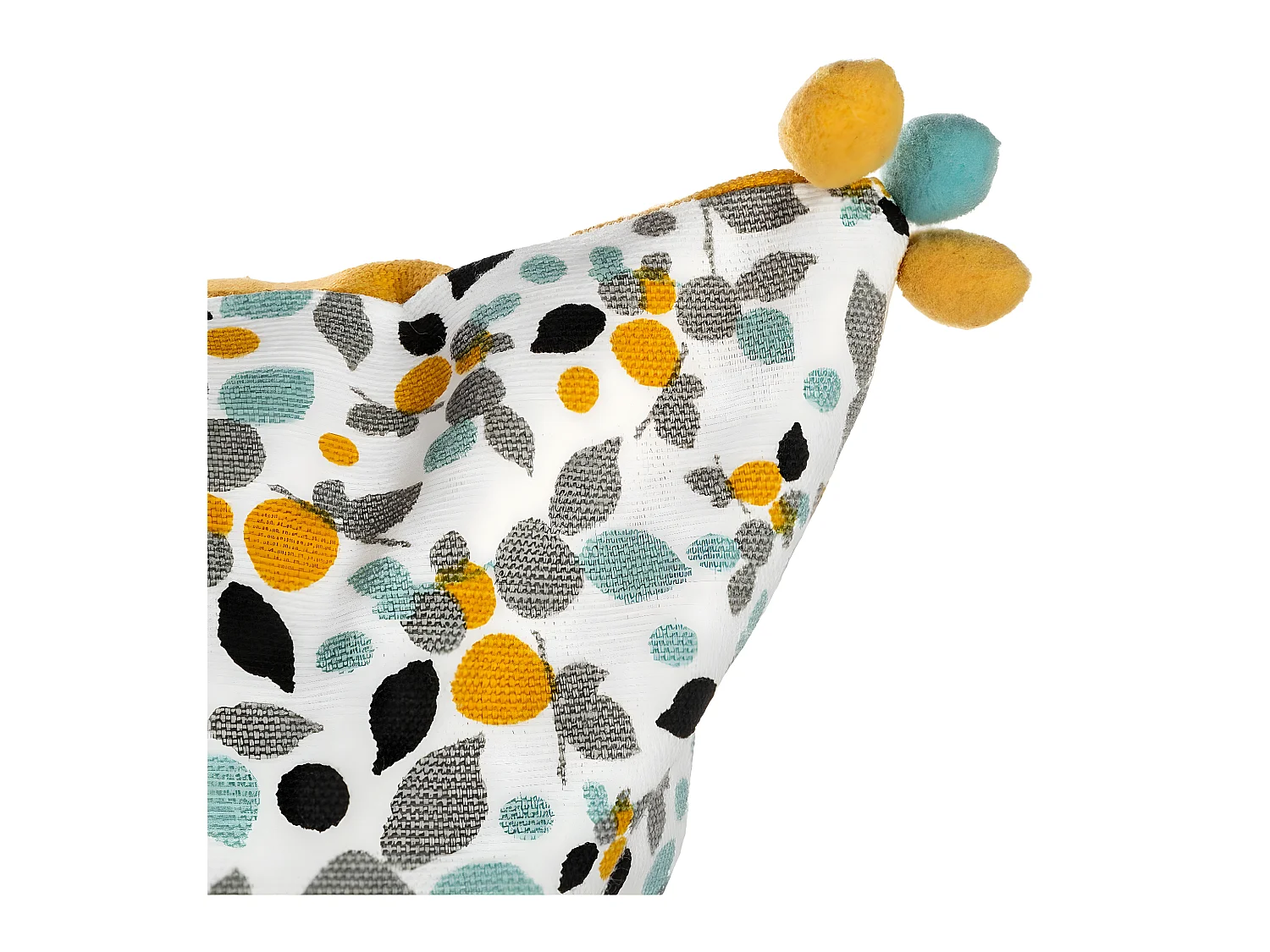 Housse de Coussin Razzo et Pompons 40 x 40 cm