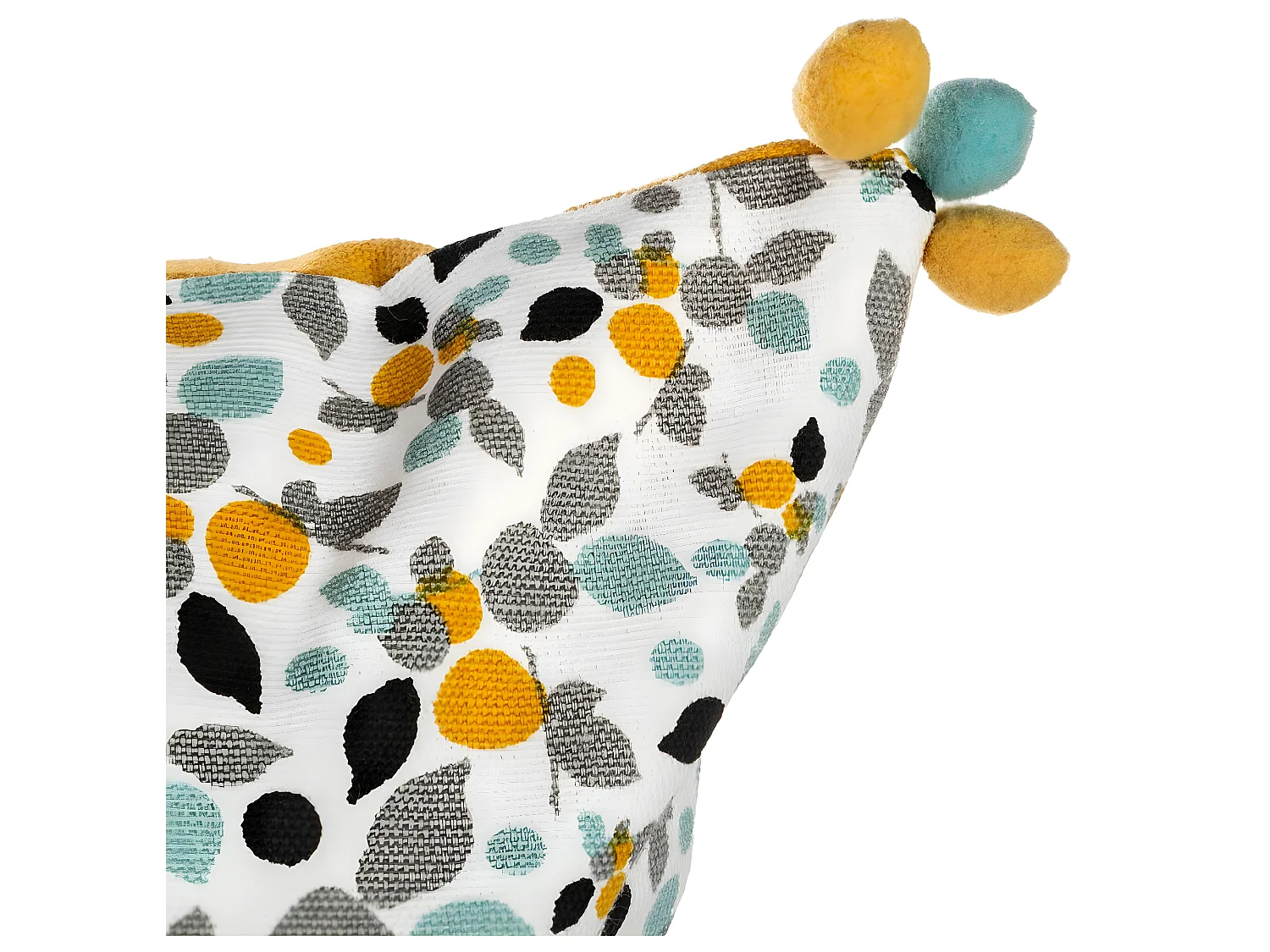 Housse de Coussin Razzo et Pompons 40 x 40 cm