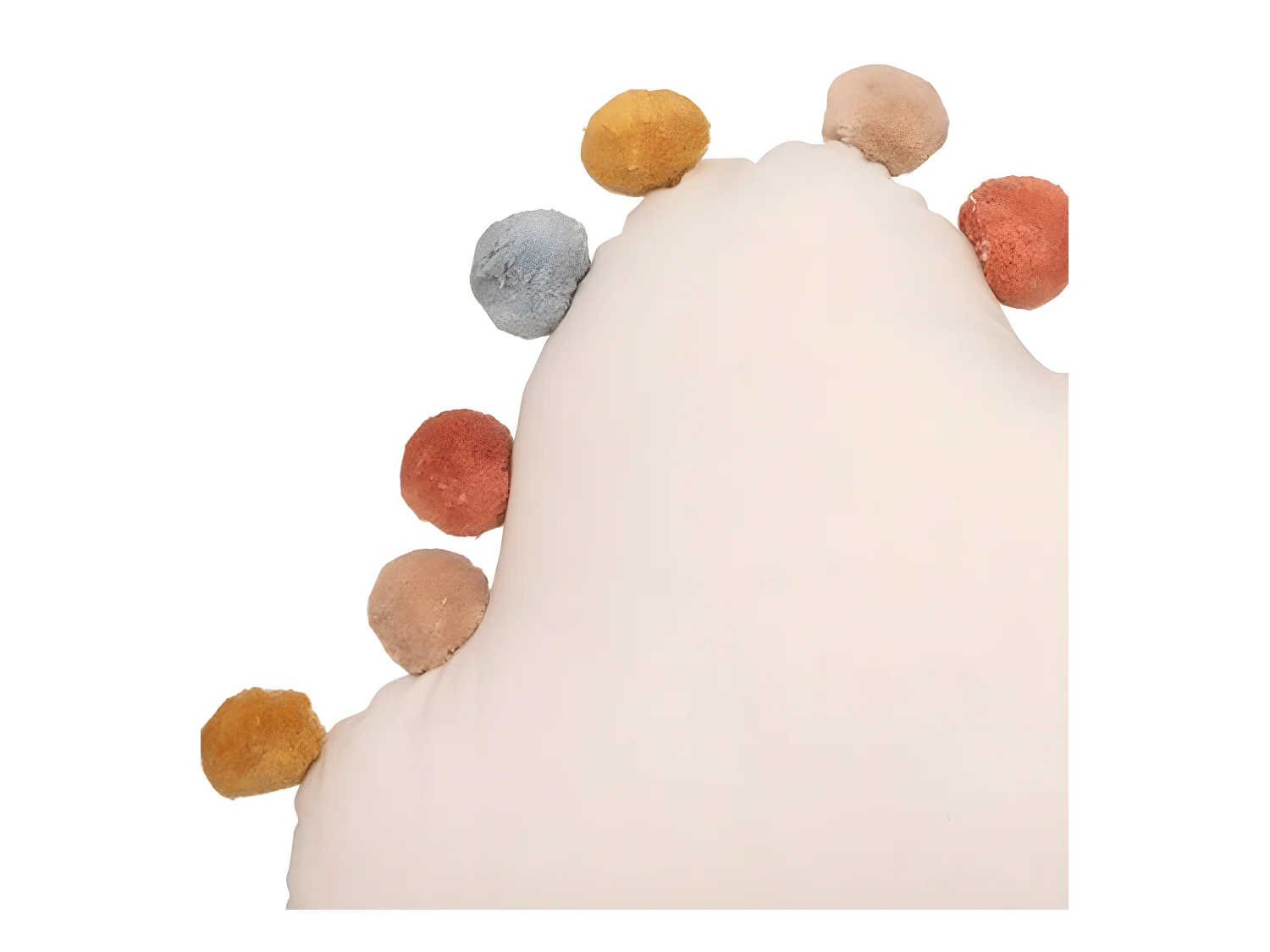 Kissen beige 50x30x12cm