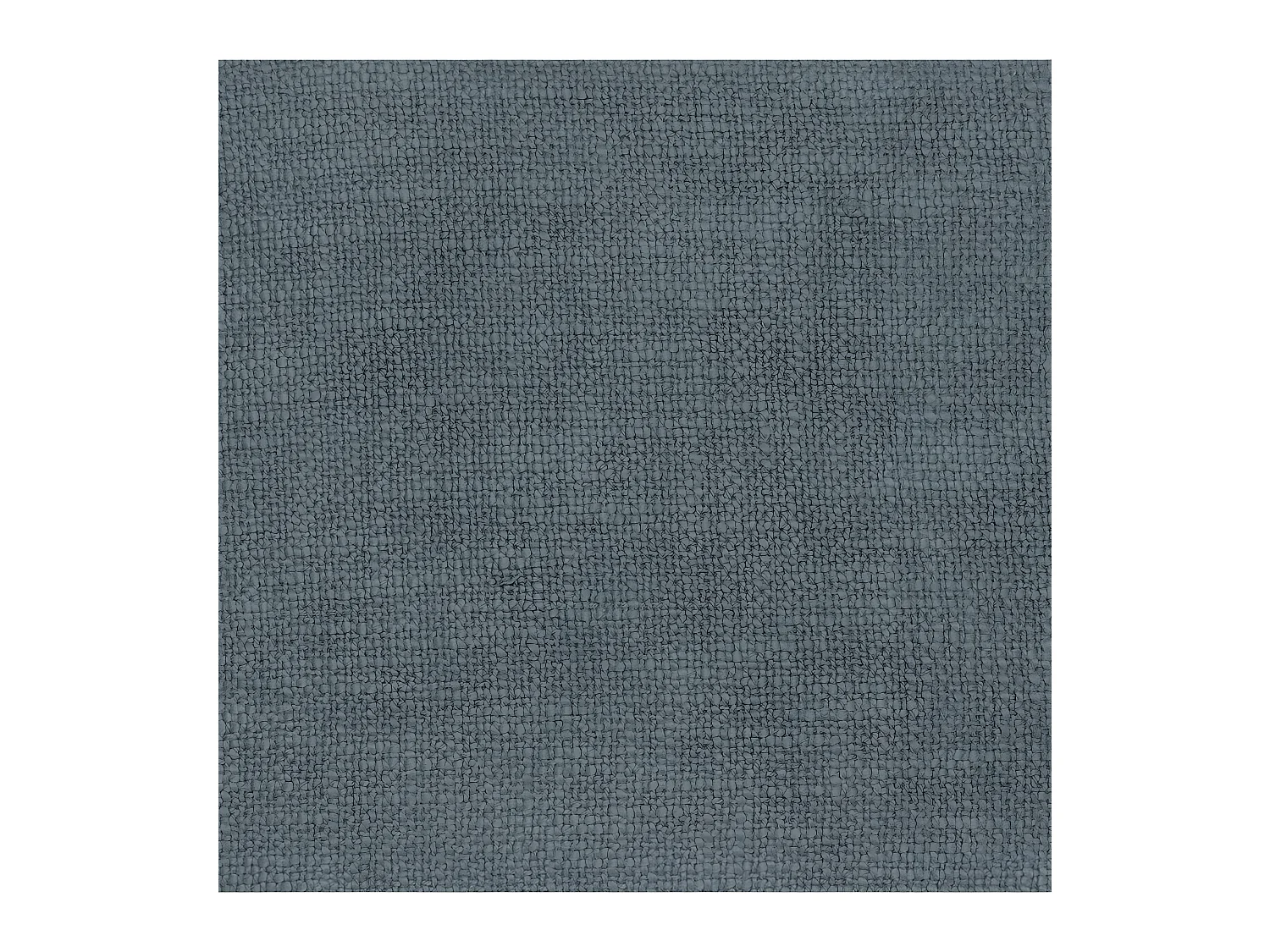 Coussin déhoussable Bleu Canard avec Pompons 50 x 50 cm