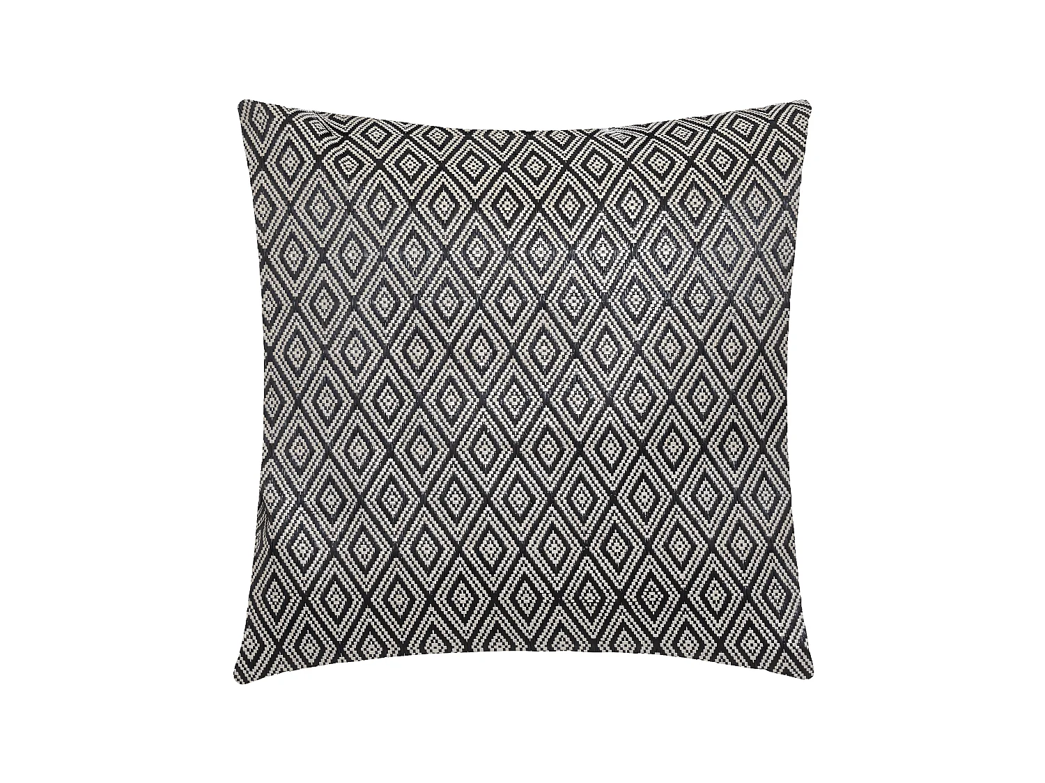 Coussin décoratif Homaa effet paille 40 x 40 cm