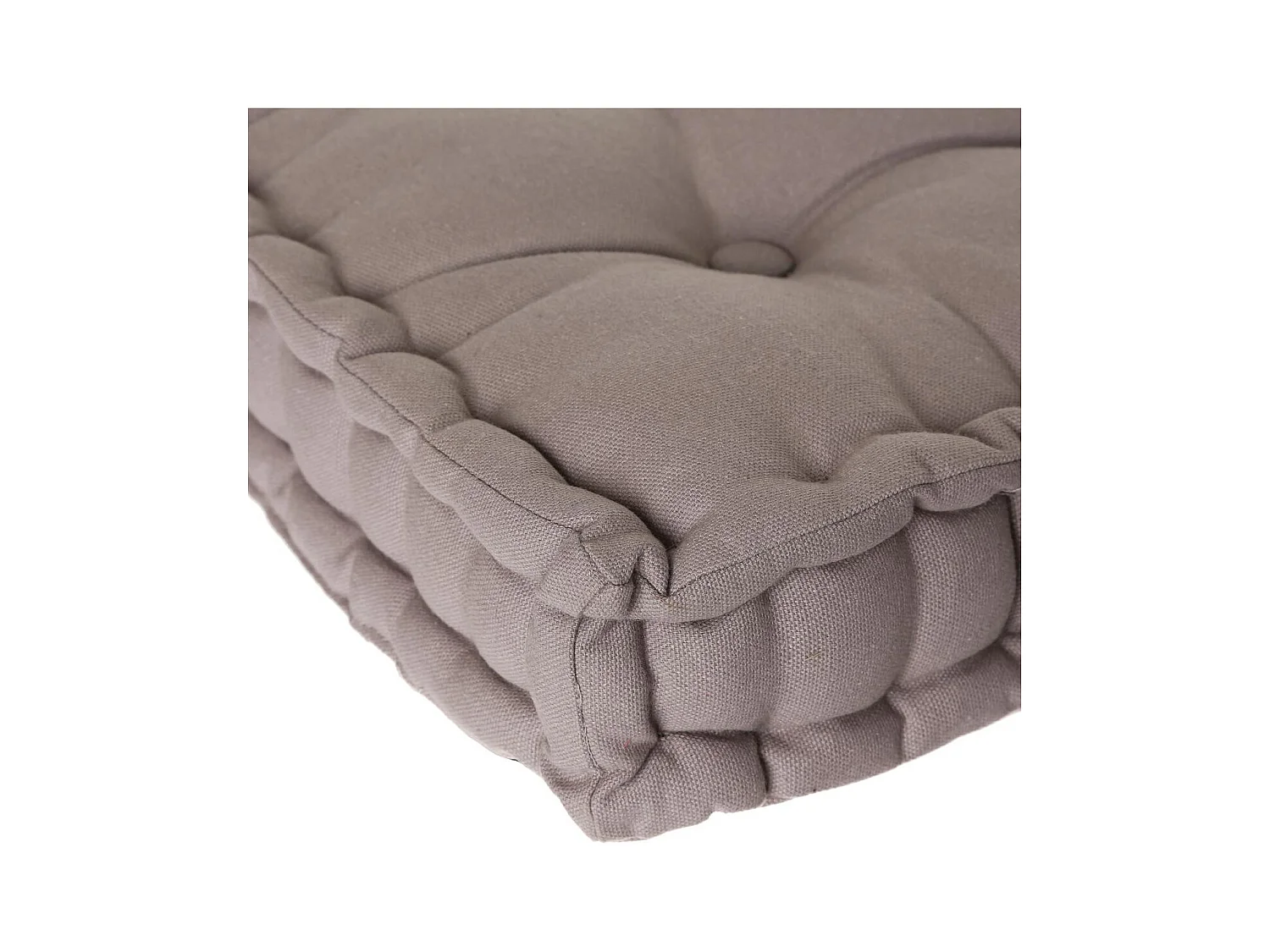 Coussin de Sol  en Coton Gris clair  40 x 40 cm