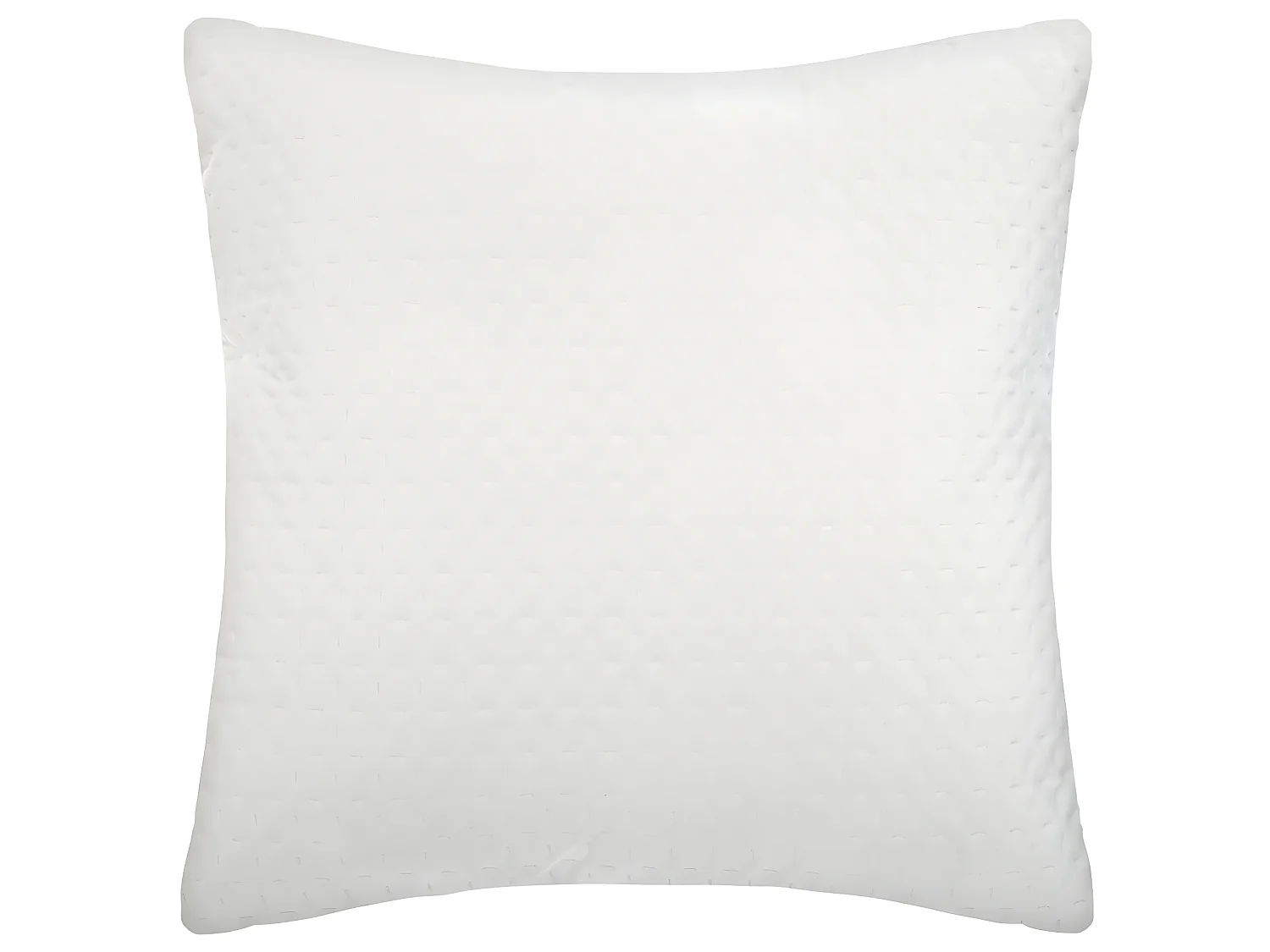 Coussin déhoussable Ivoire en Velours embossé 40 x 40 cm