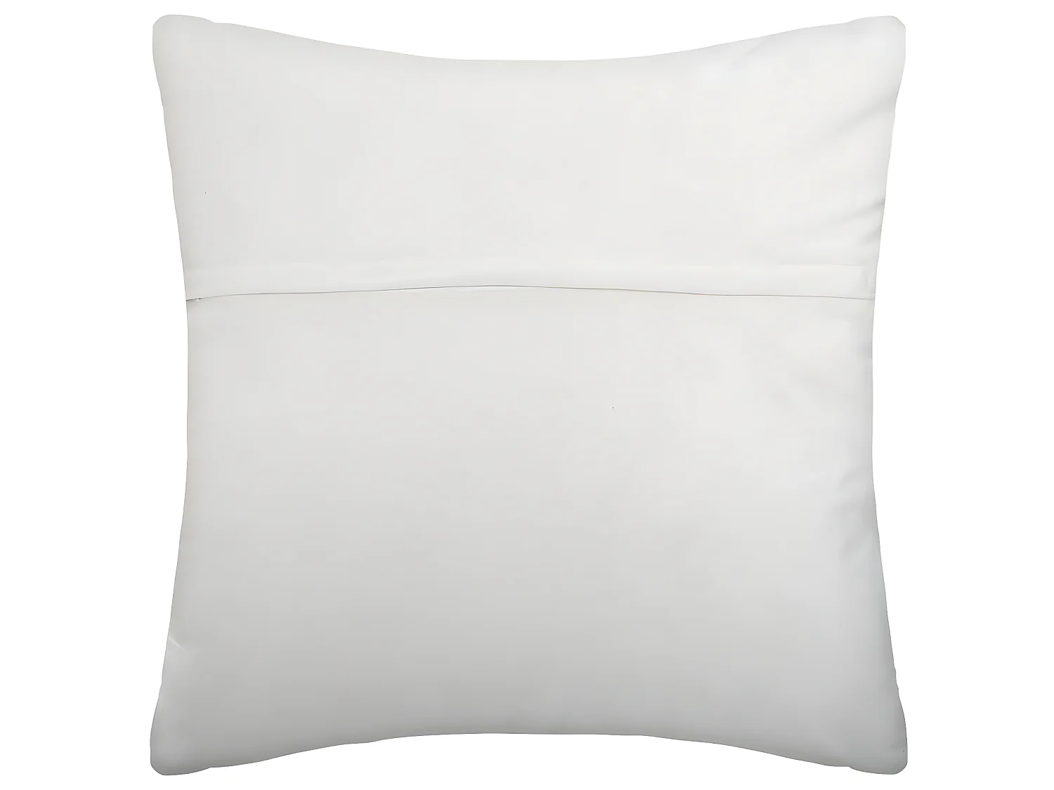 Coussin déhoussable Ivoire en Velours embossé 40 x 40 cm