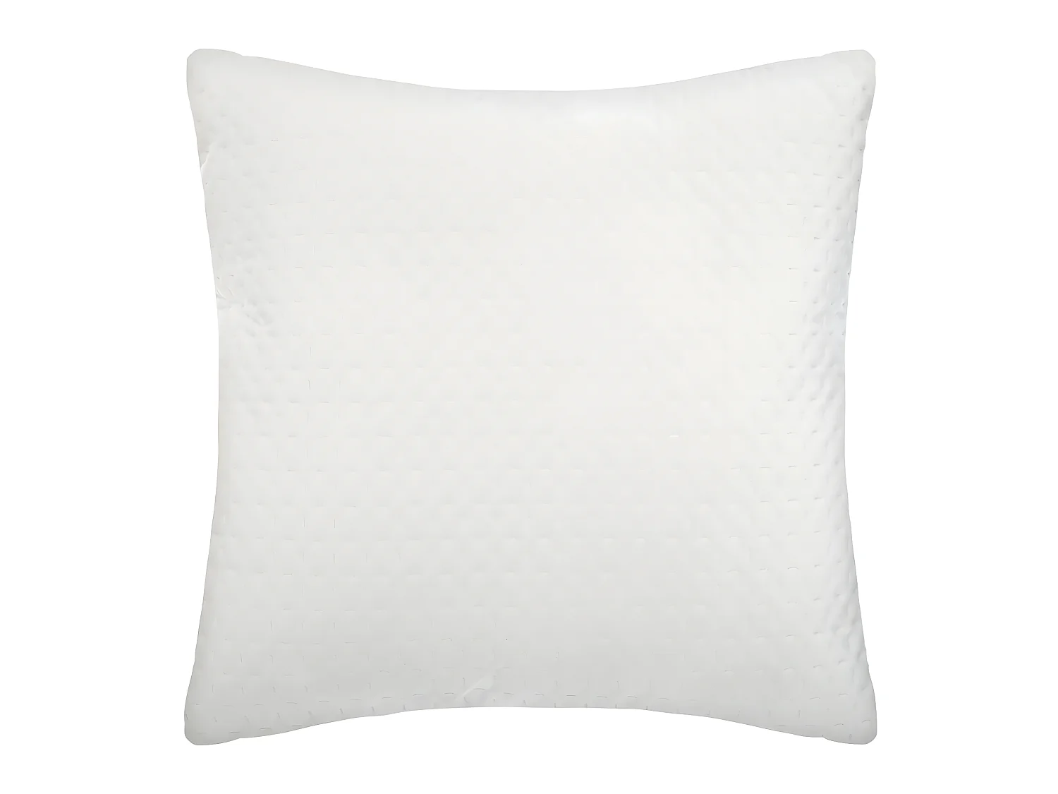 Coussin déhoussable Ivoire en Velours embossé 40 x 40 cm