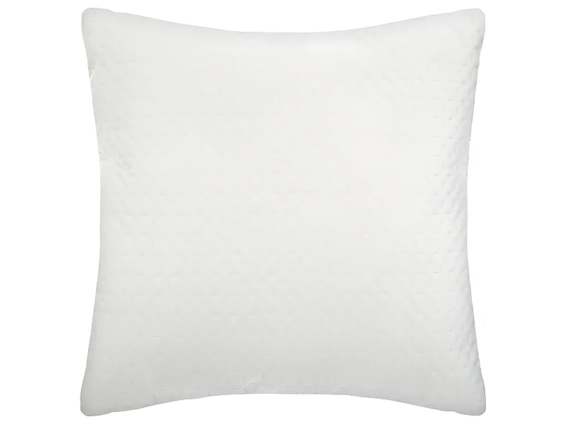 Coussin déhoussable Ivoire en Velours embossé 40 x 40 cm