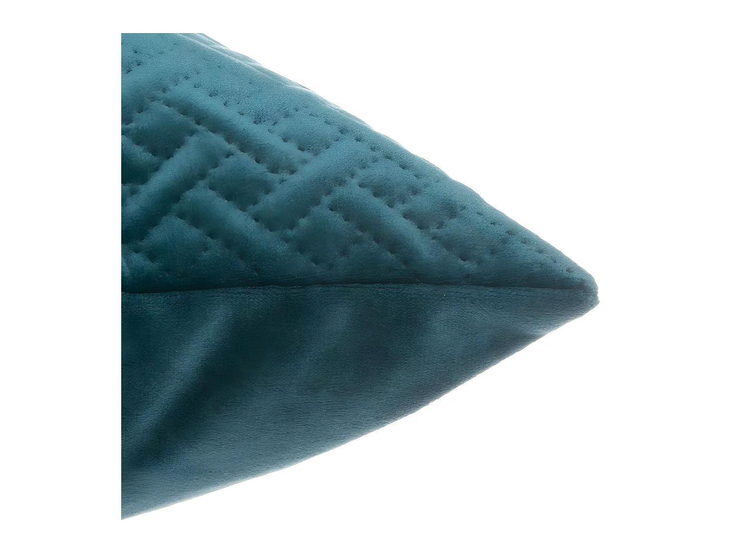 Cojín desenfundable de terciopelo texturizado