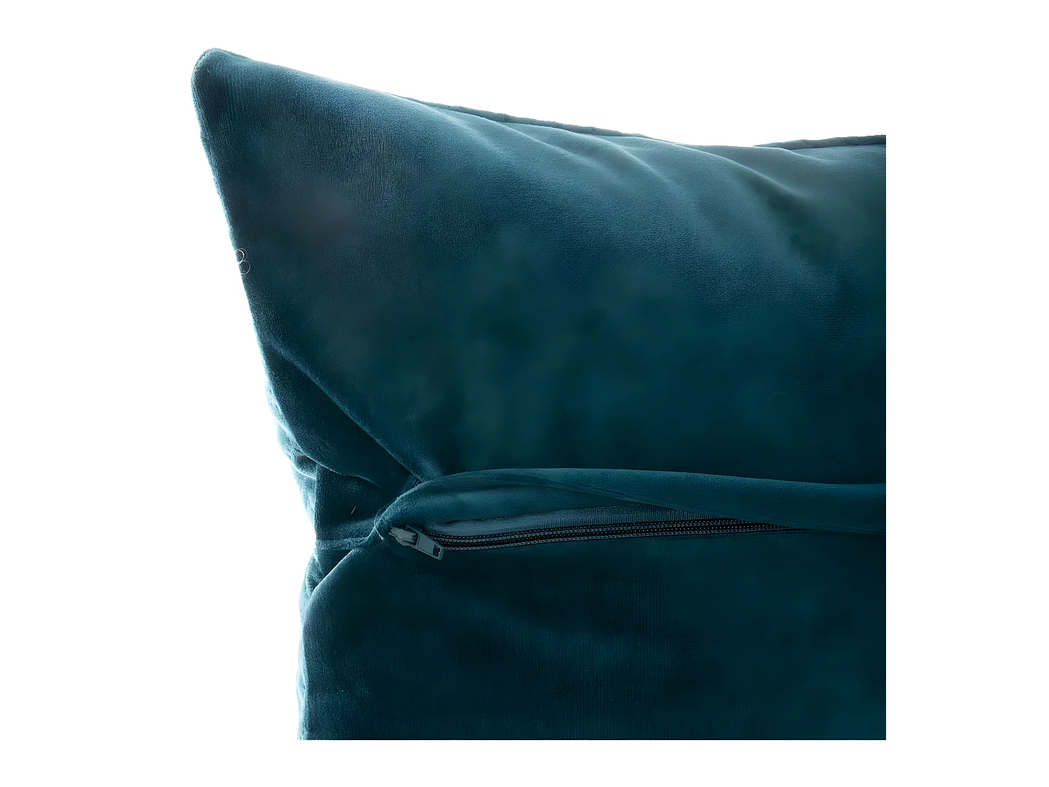Cojín desenfundable de terciopelo texturizado