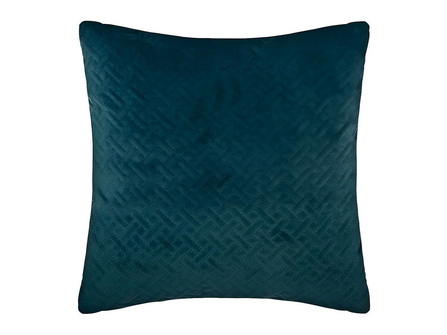 Coussin déhoussable Bleu en Velours embossé 40 x 40 cm