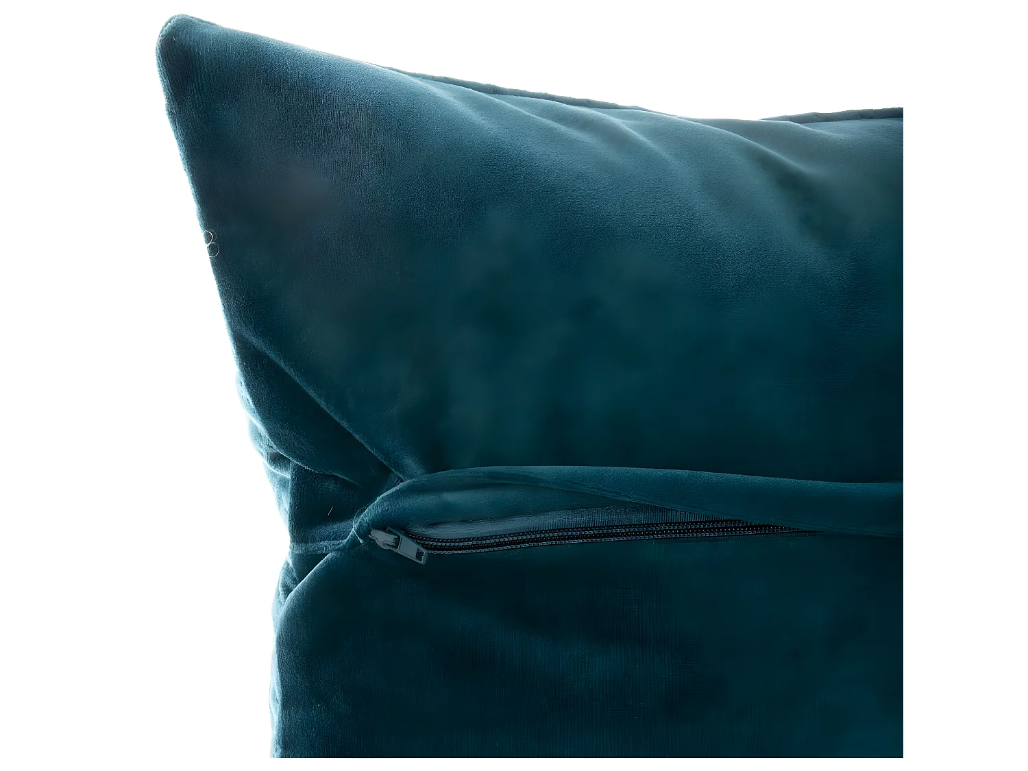 Cojín desenfundable de terciopelo texturizado