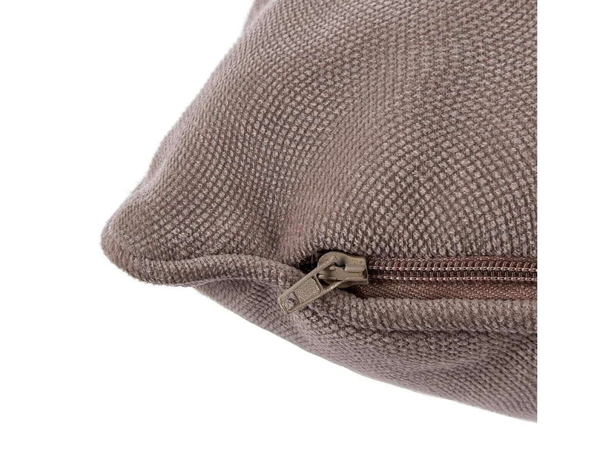 Coussin déhoussable Taupe 30 x 50 cm