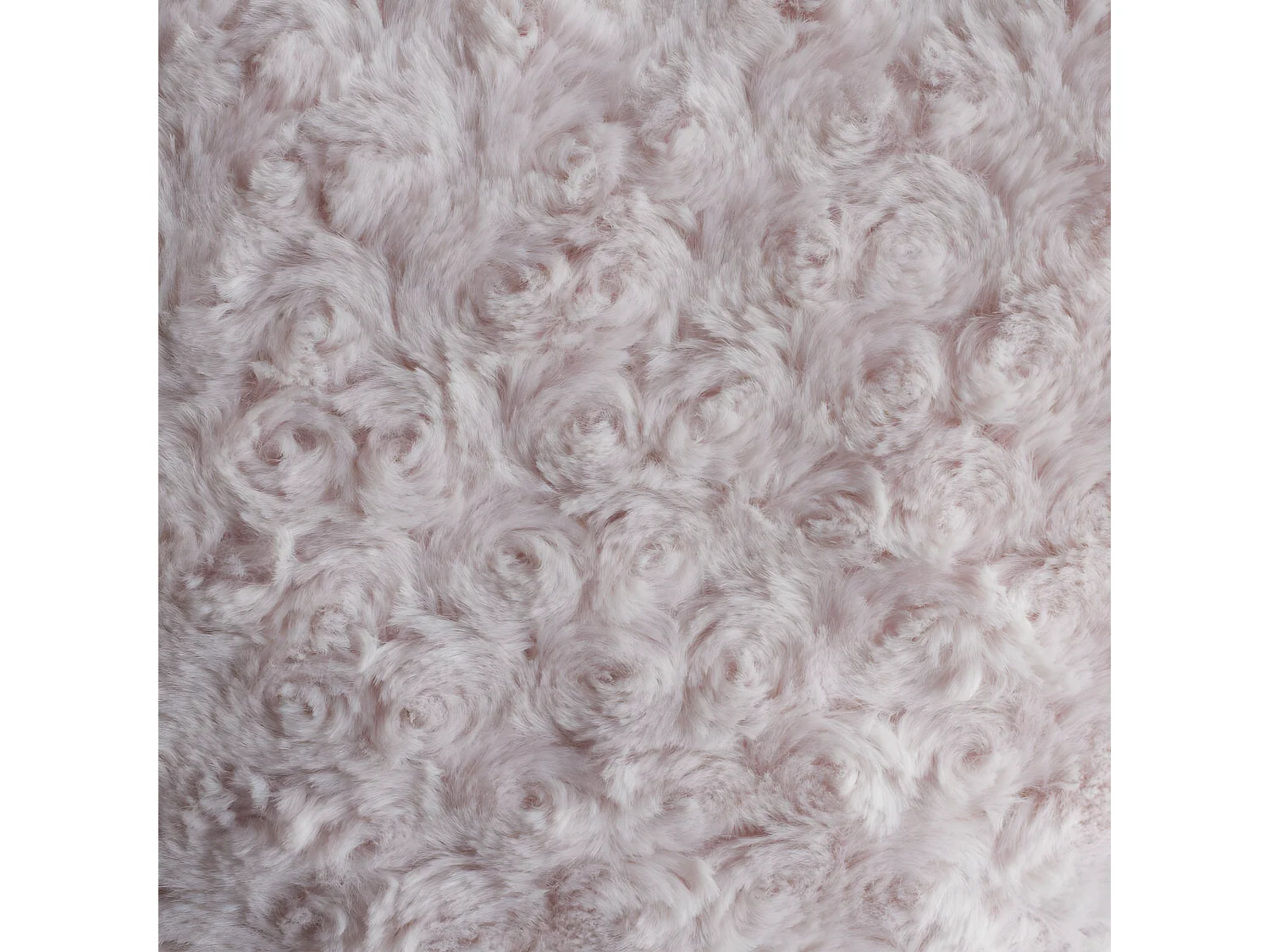 Coussin Coeur Bouclette Rose