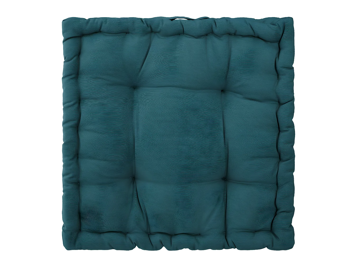 Coussin de sol en Coton Bleu  motif Otto 40 x 40 cm
