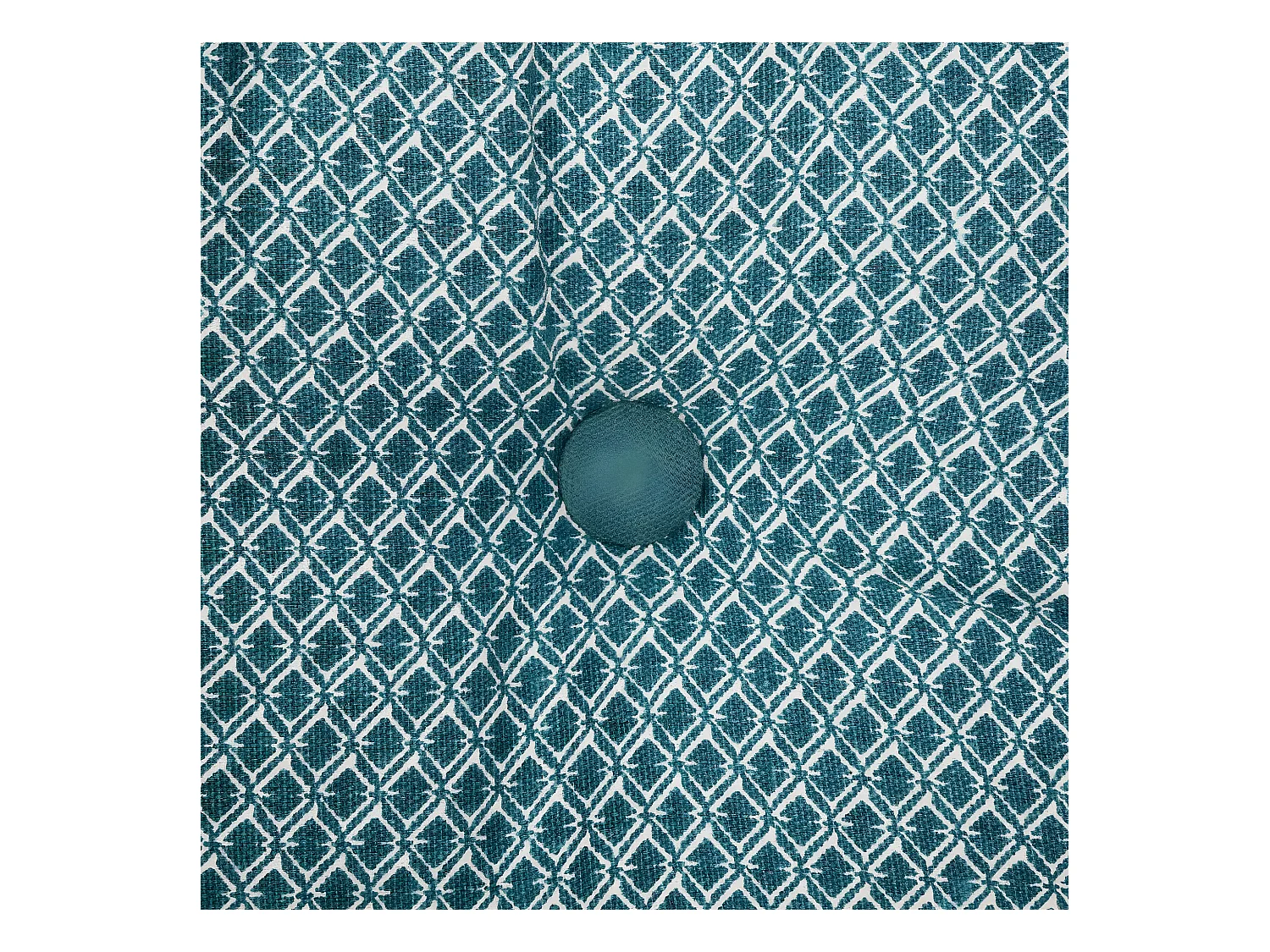 Coussin de sol en Coton Bleu  motif Otto 40 x 40 cm