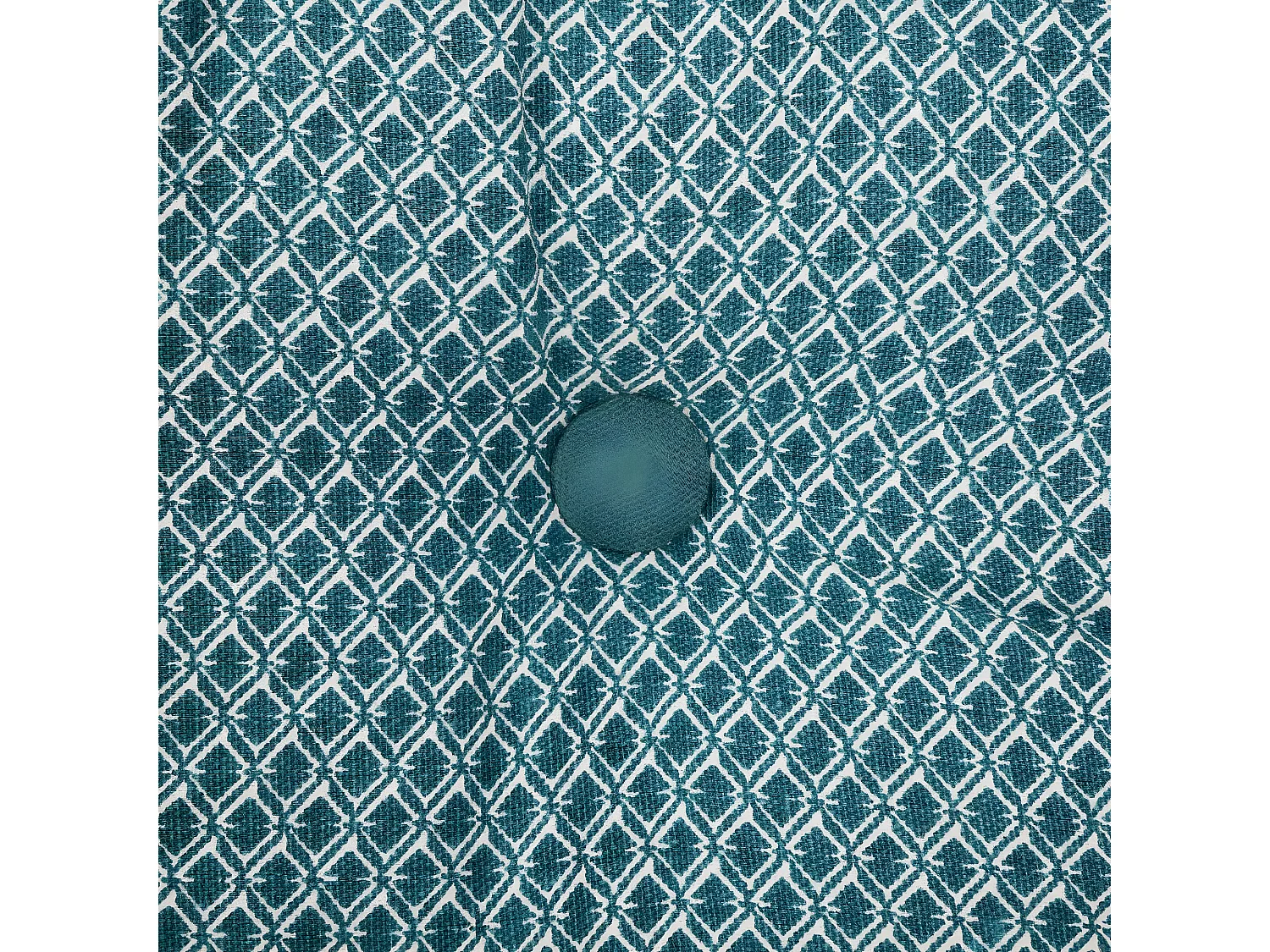 Coussin de sol en Coton Bleu  motif Otto 40 x 40 cm